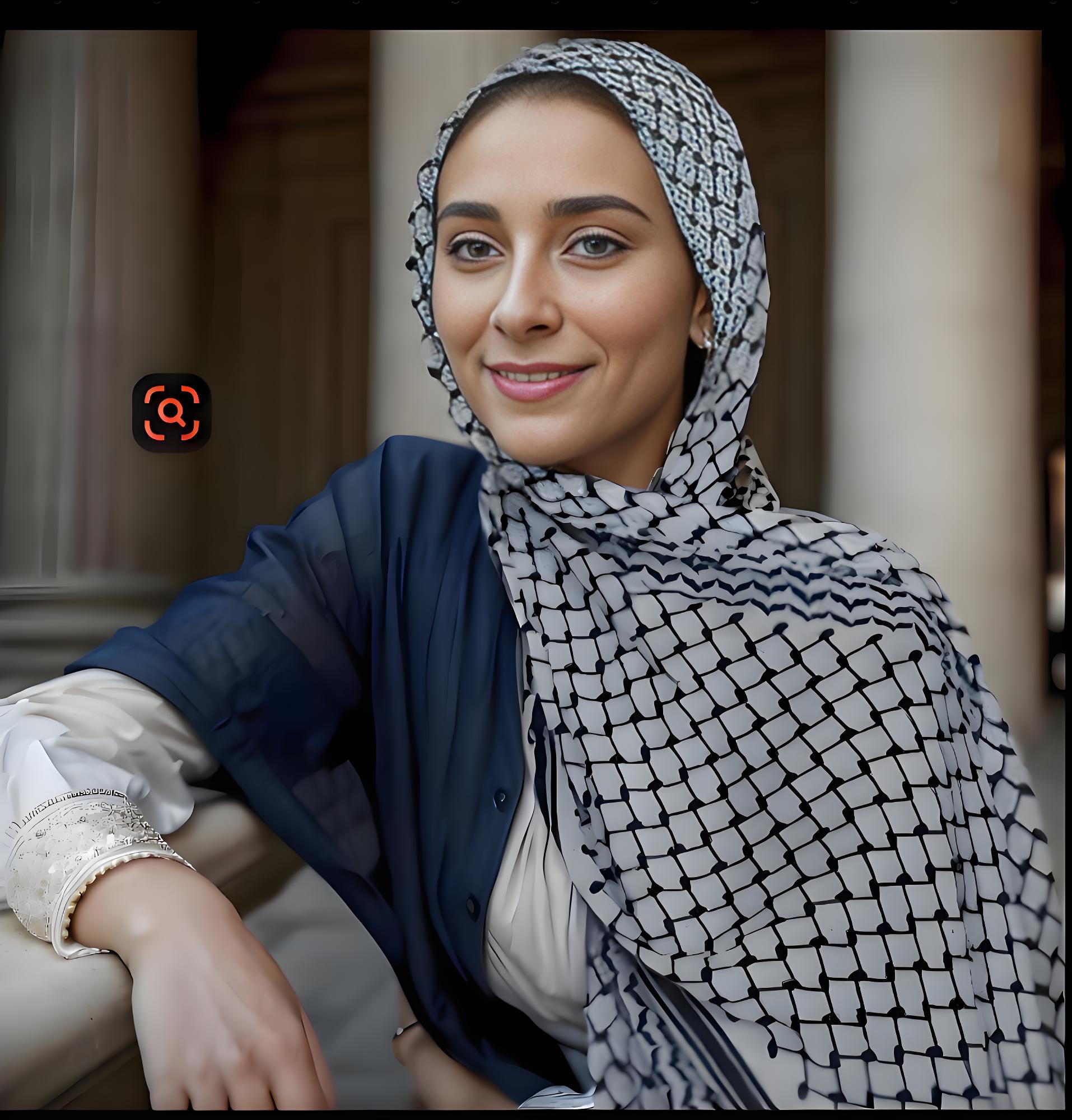 HB07 Keffiyeh Hijab