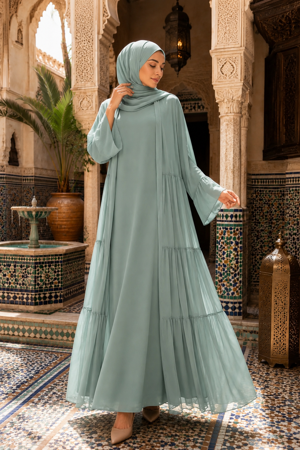 Soraya Princess Chiffon Set | 3-Piece