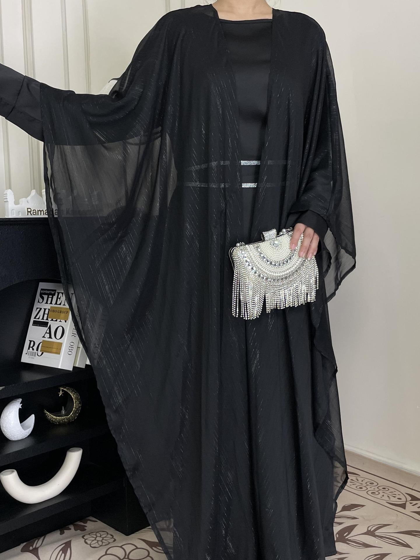 Velora Luxe Abaya set β Eid & Ramadan Modest Long Dress (LX13)