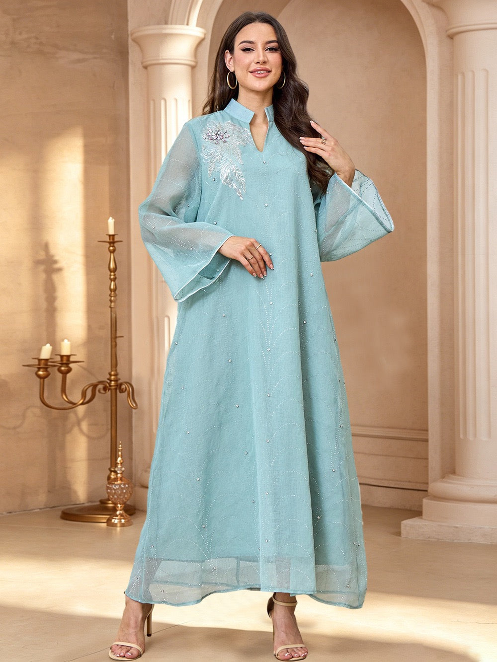 Petal Light Abaya | Modest Eid Dress