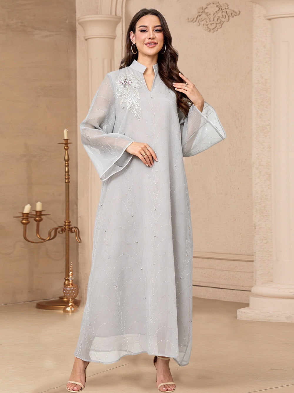 Petal Light Abaya | Modest Eid Dress