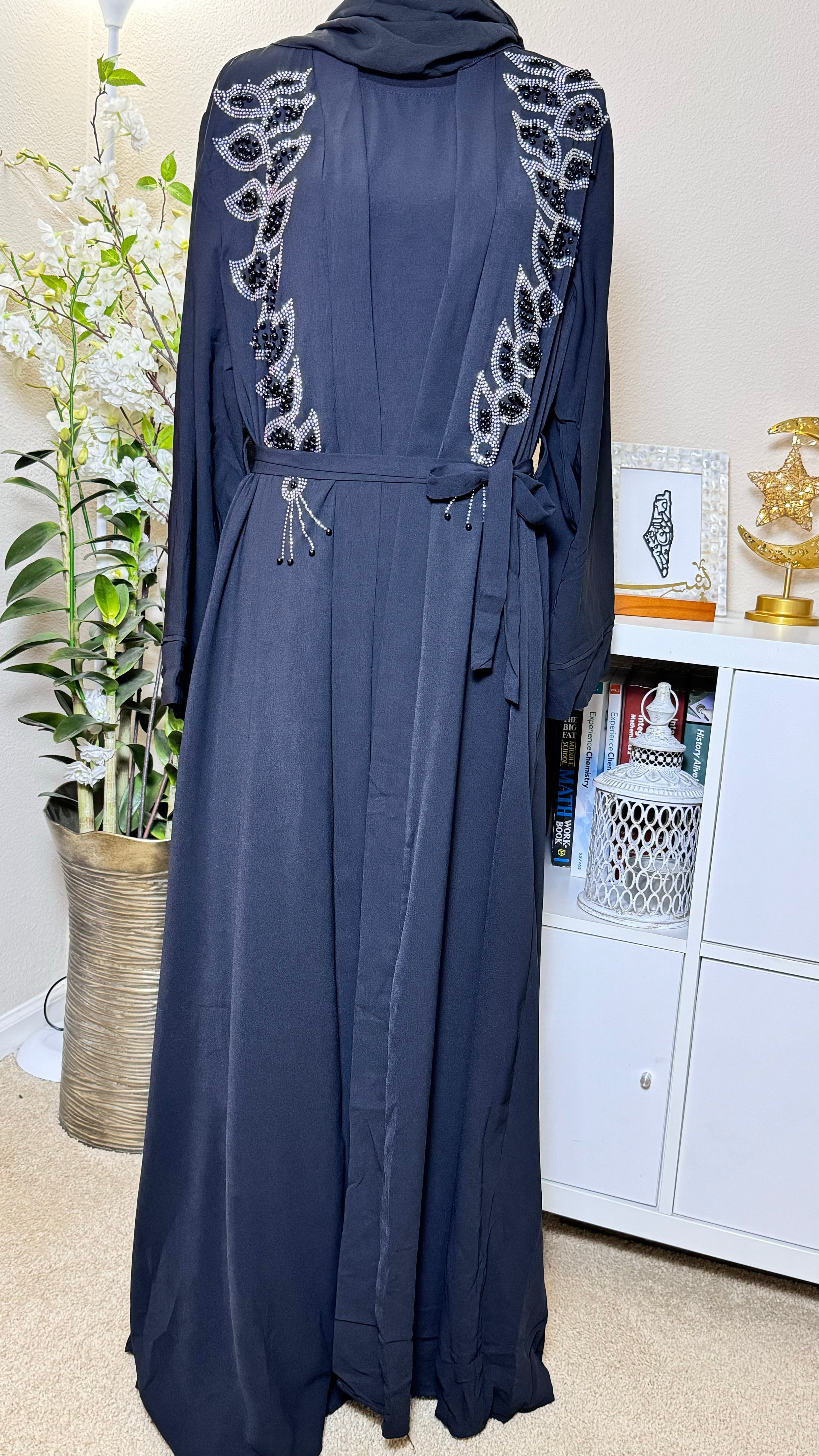 SPK01 Eid abaya/ramadan abaya/ Eid dresses Diamond Serenity Pearl Radiance