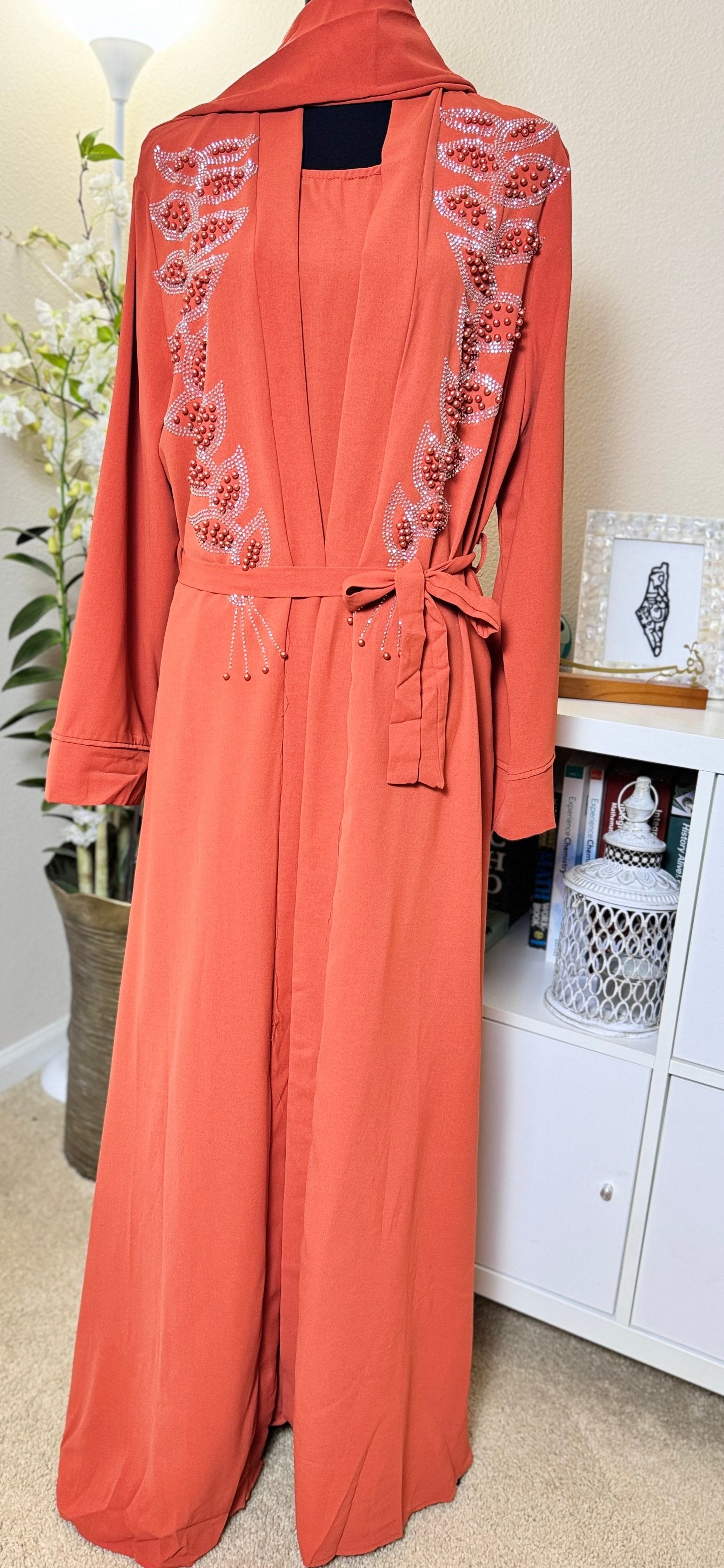 SPK01 Eid abaya/ramadan abaya/ Eid dresses Diamond Serenity Pearl Radiance