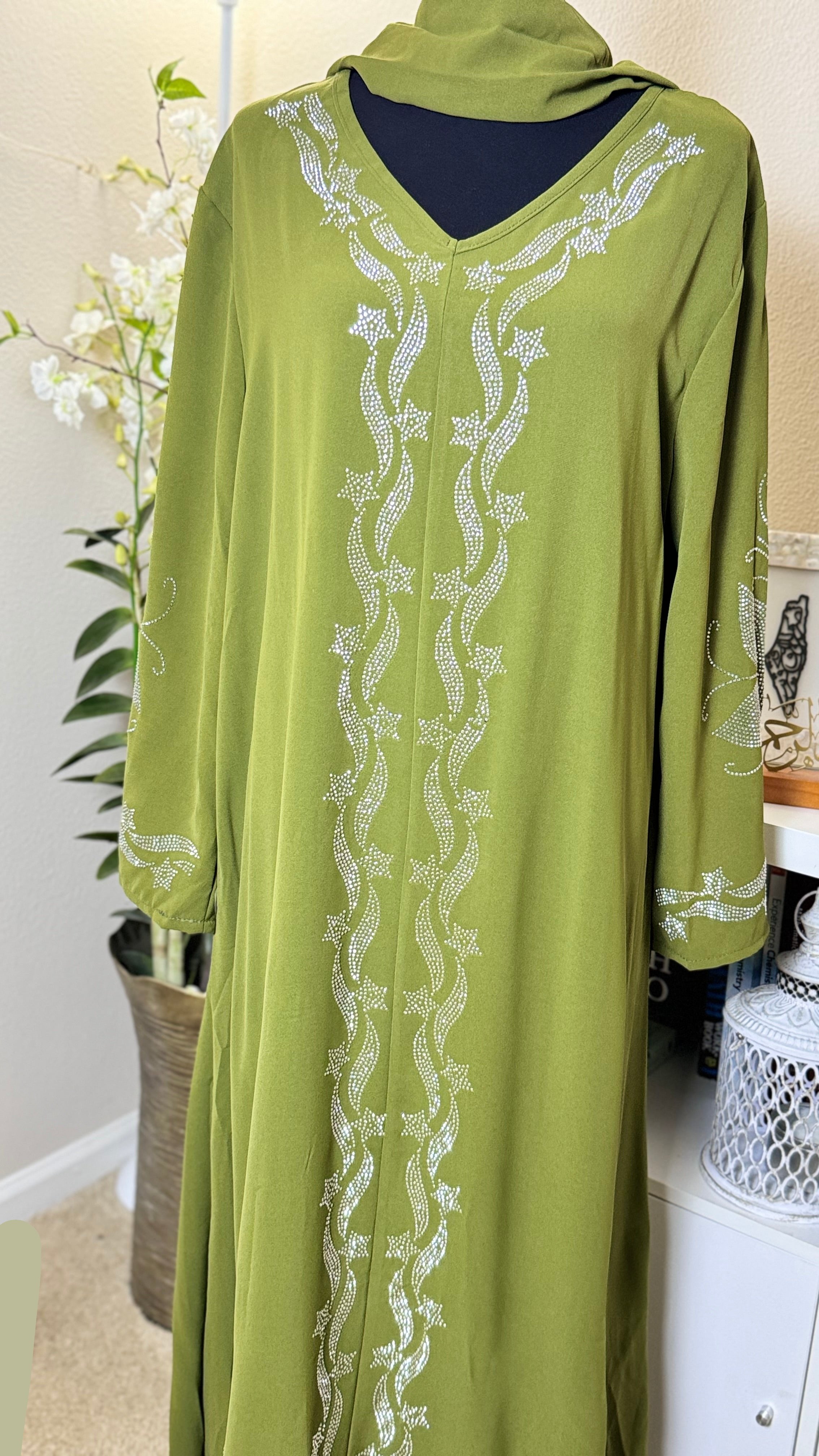 Diamond Serenity The Stars - Eid & Ramadan Modest Long Dress (SPK04)