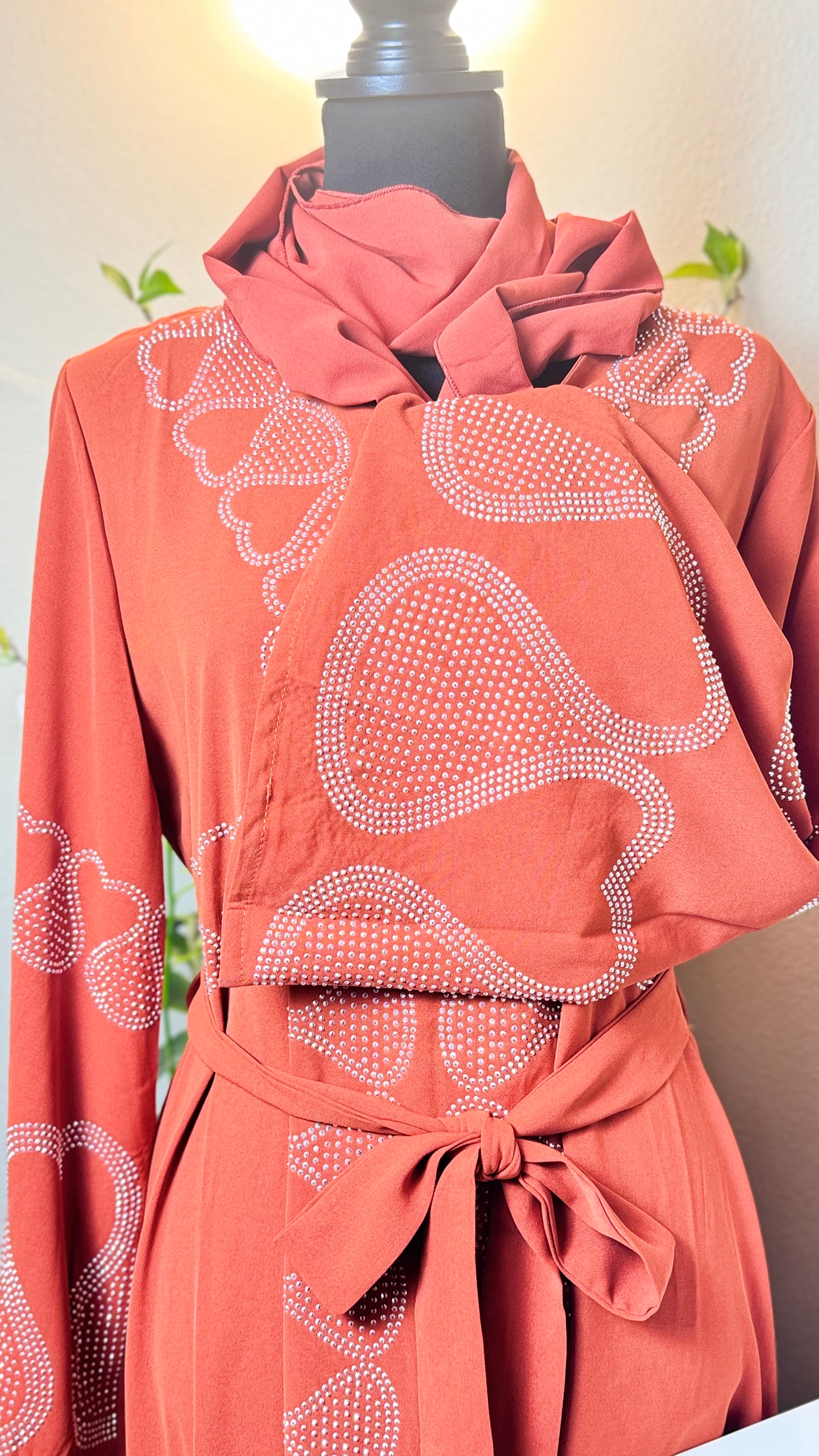 Diamond Serenity The Hearts - Eid & Ramadan Modest Long Dress (SPK5)