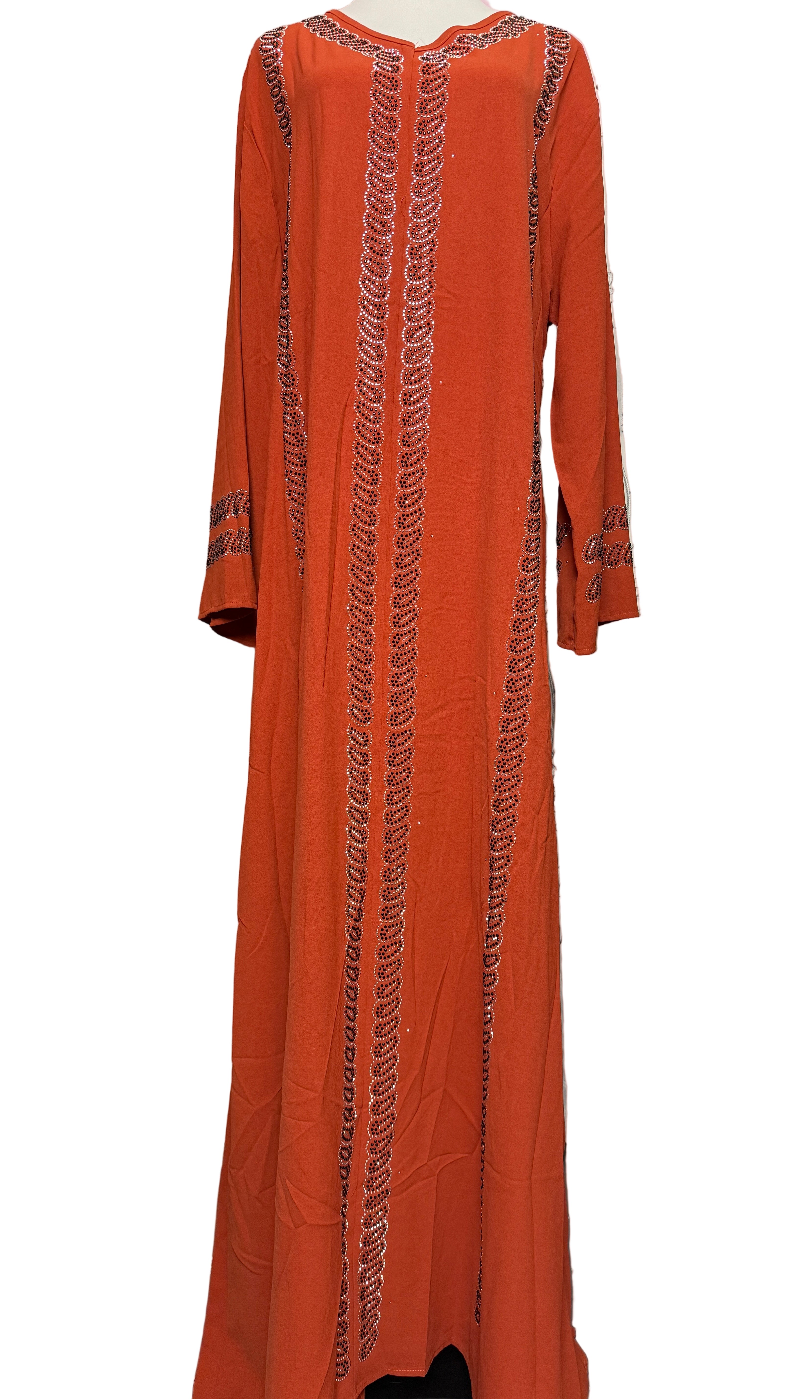 Diamond Serenity Pure Leaves - Eid & Ramadan Modest Long Dress (SPK02)