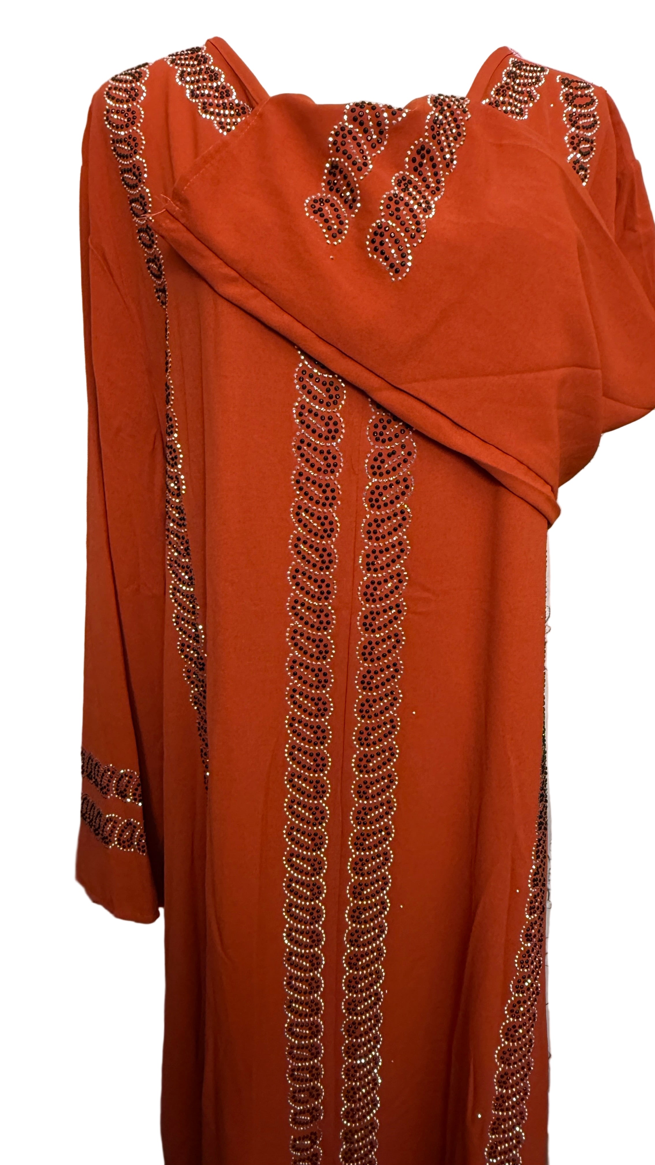 Diamond Serenity Pure Leaves - Eid & Ramadan Modest Long Dress (SPK02)