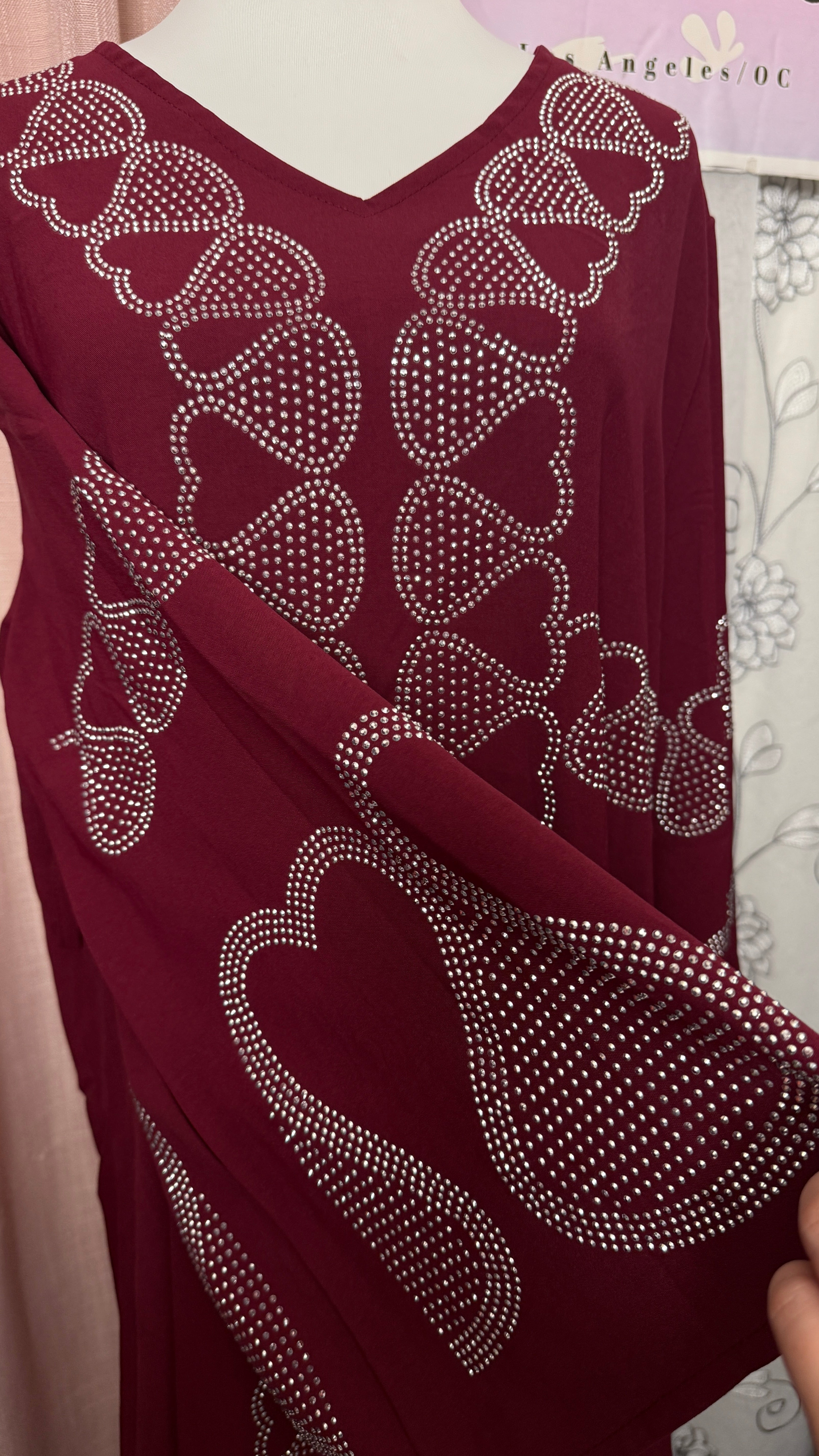 Diamond Serenity The Hearts - Eid & Ramadan Modest Long Dress (SPK5)