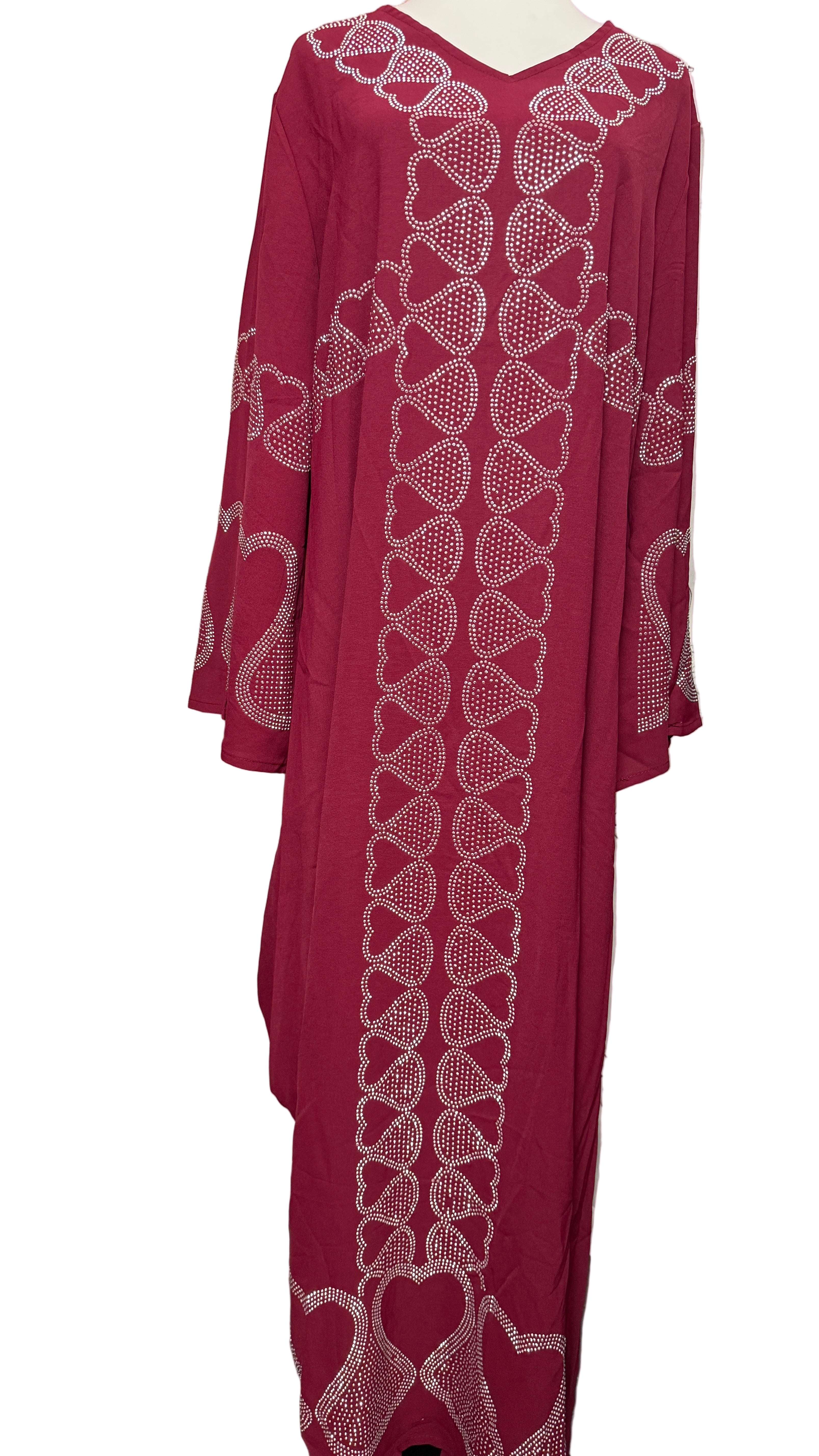 Diamond Serenity The Hearts - Eid & Ramadan Modest Long Dress (SPK5)