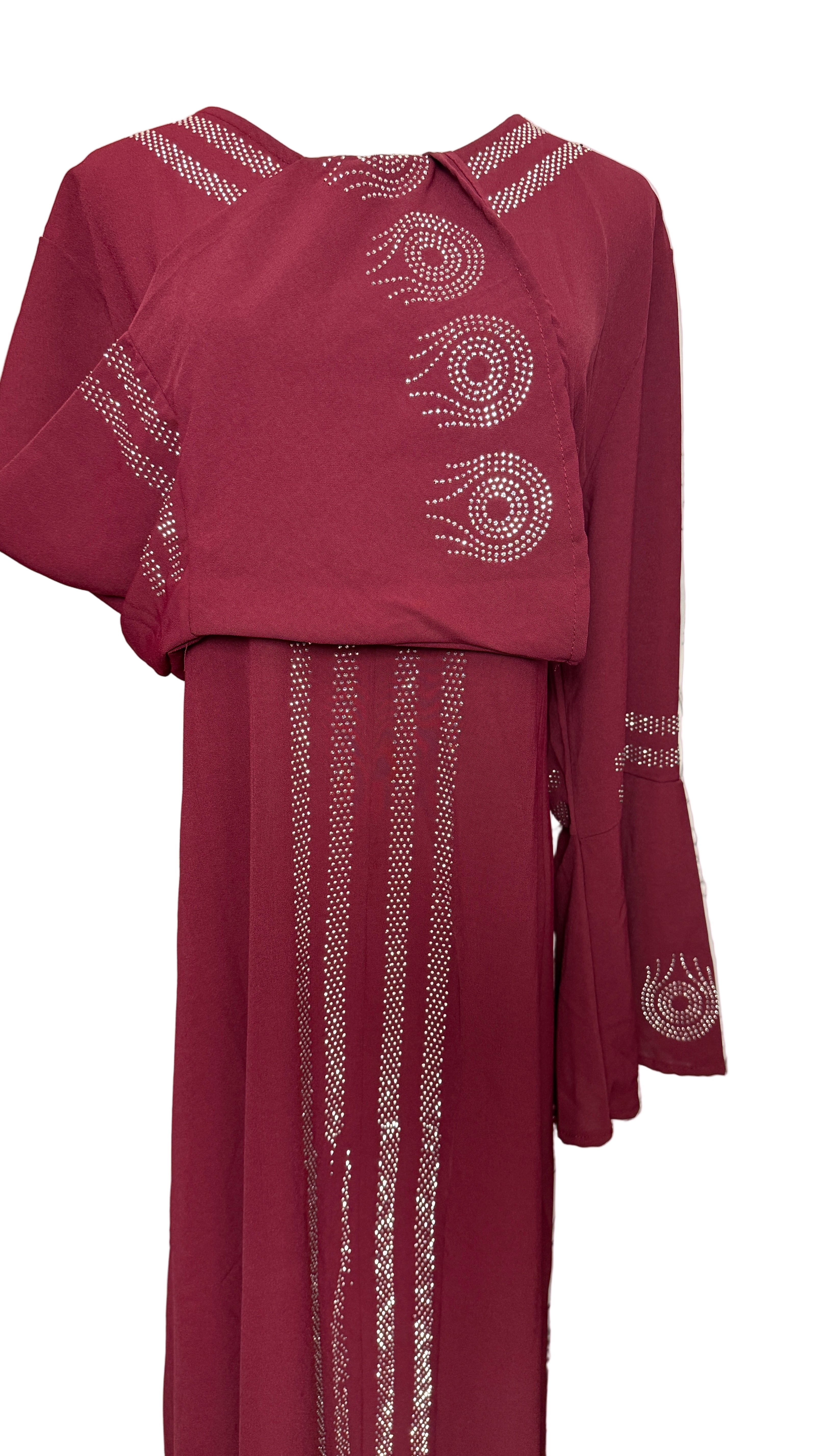Diamond Serenity The Feather- Eid & Ramadan Modest Long Dress (SPK06)