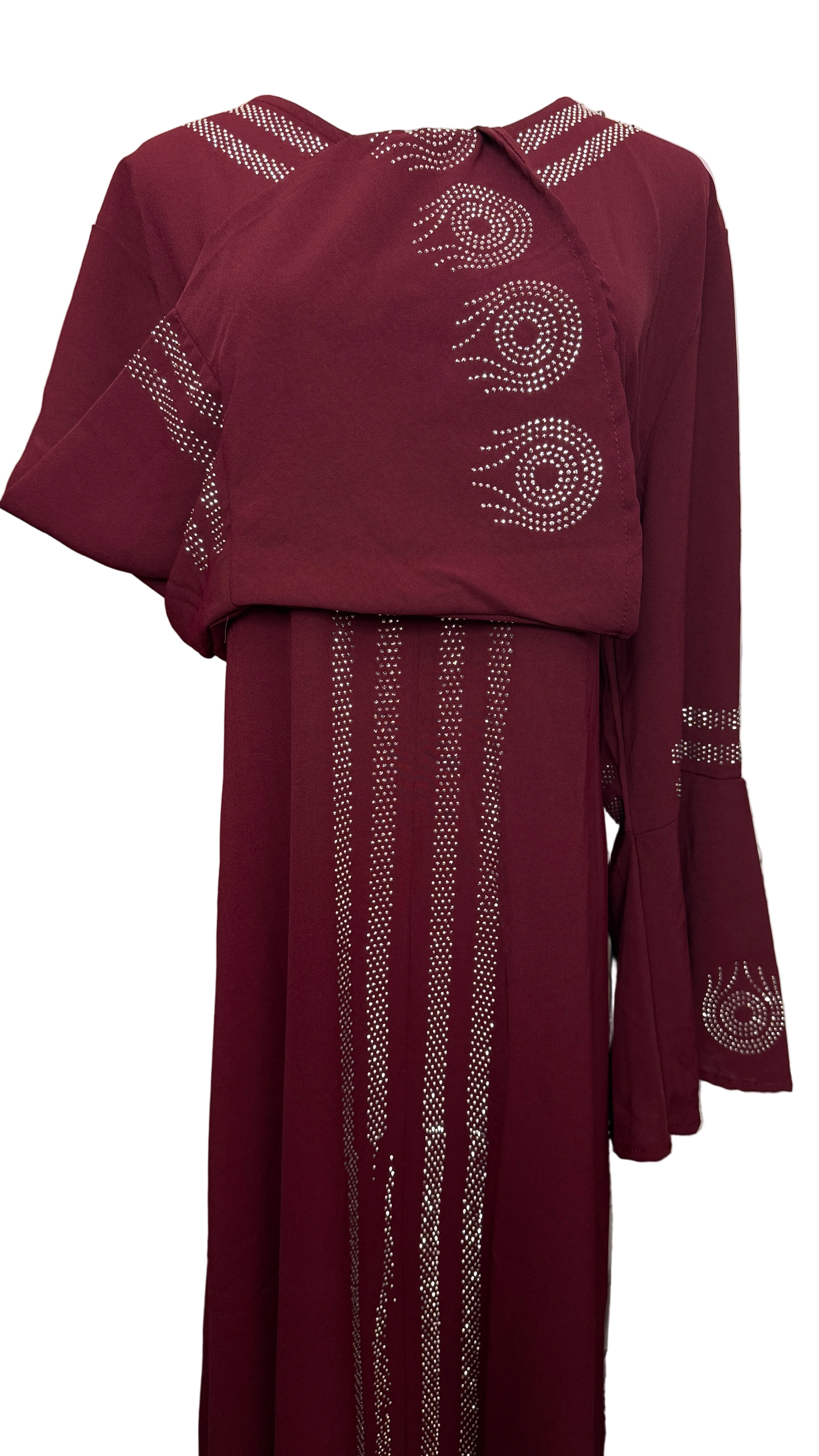 Diamond Serenity The Feather- Eid & Ramadan Modest Long Dress (SPK06)