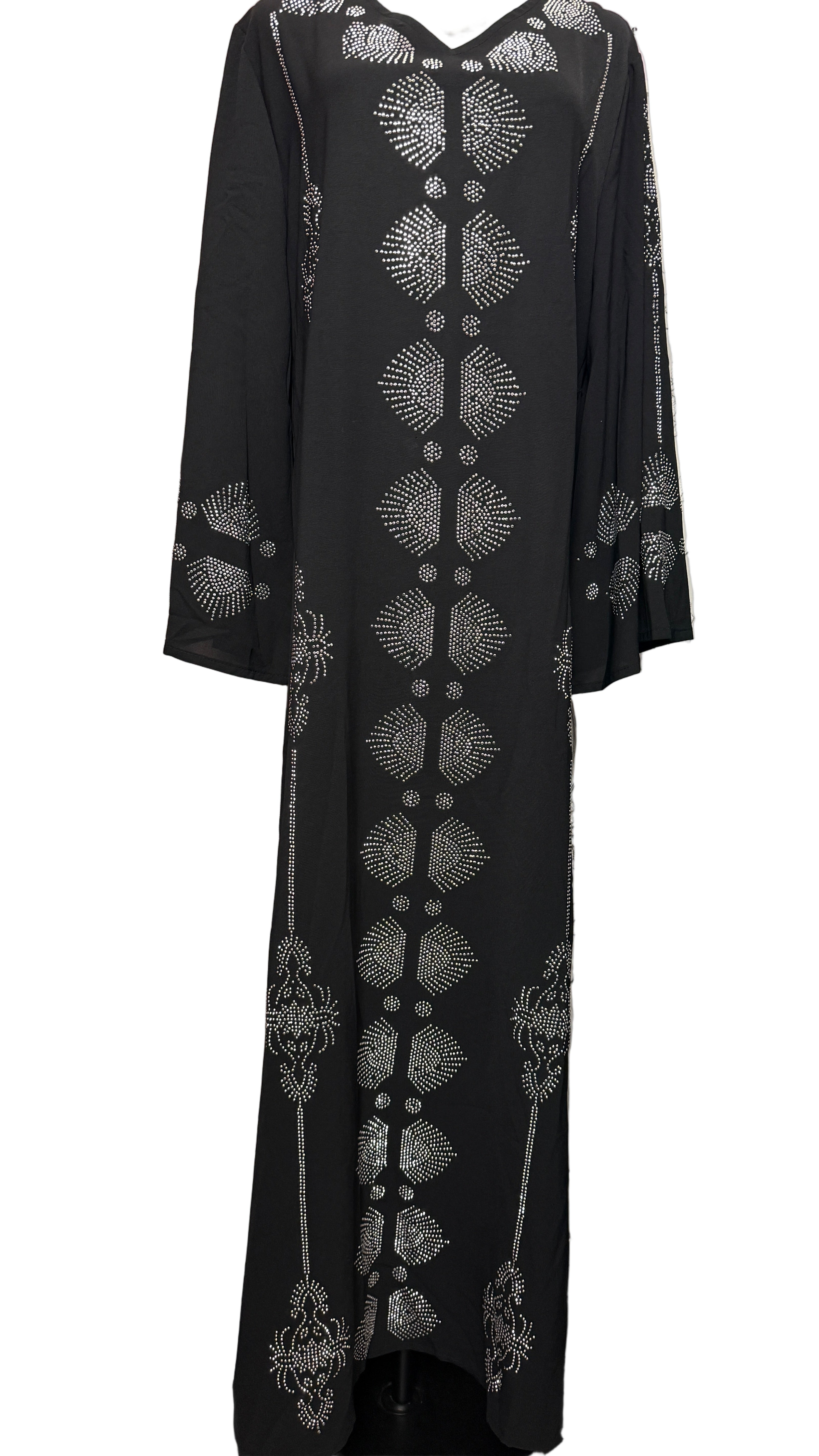 Diamond Flower - Eid & Ramadan Modest Long Dress (SPK07)