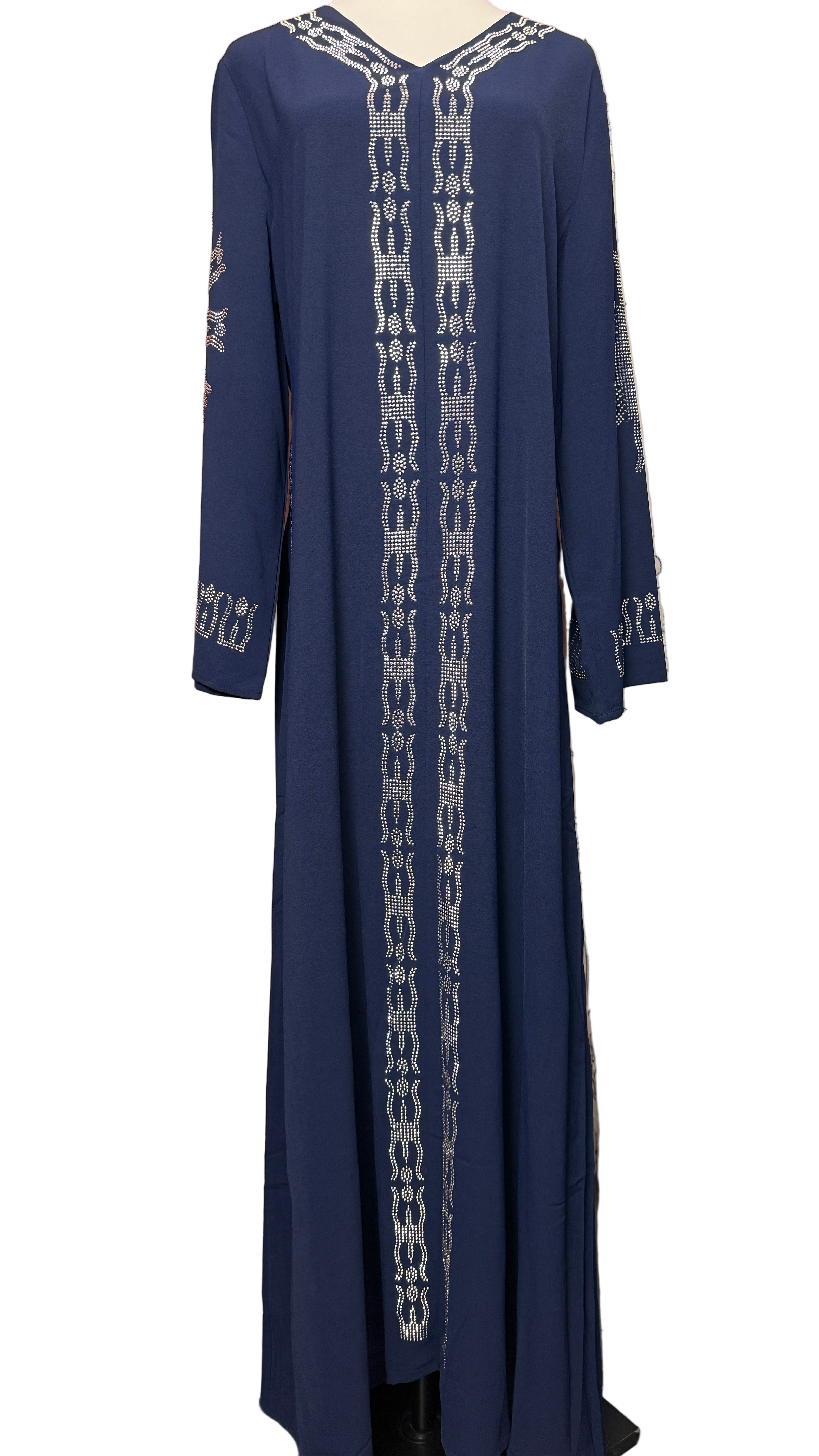 Diamond Serenity Pure Leaves - Eid & Ramadan Modest Long Dress (SPK02)