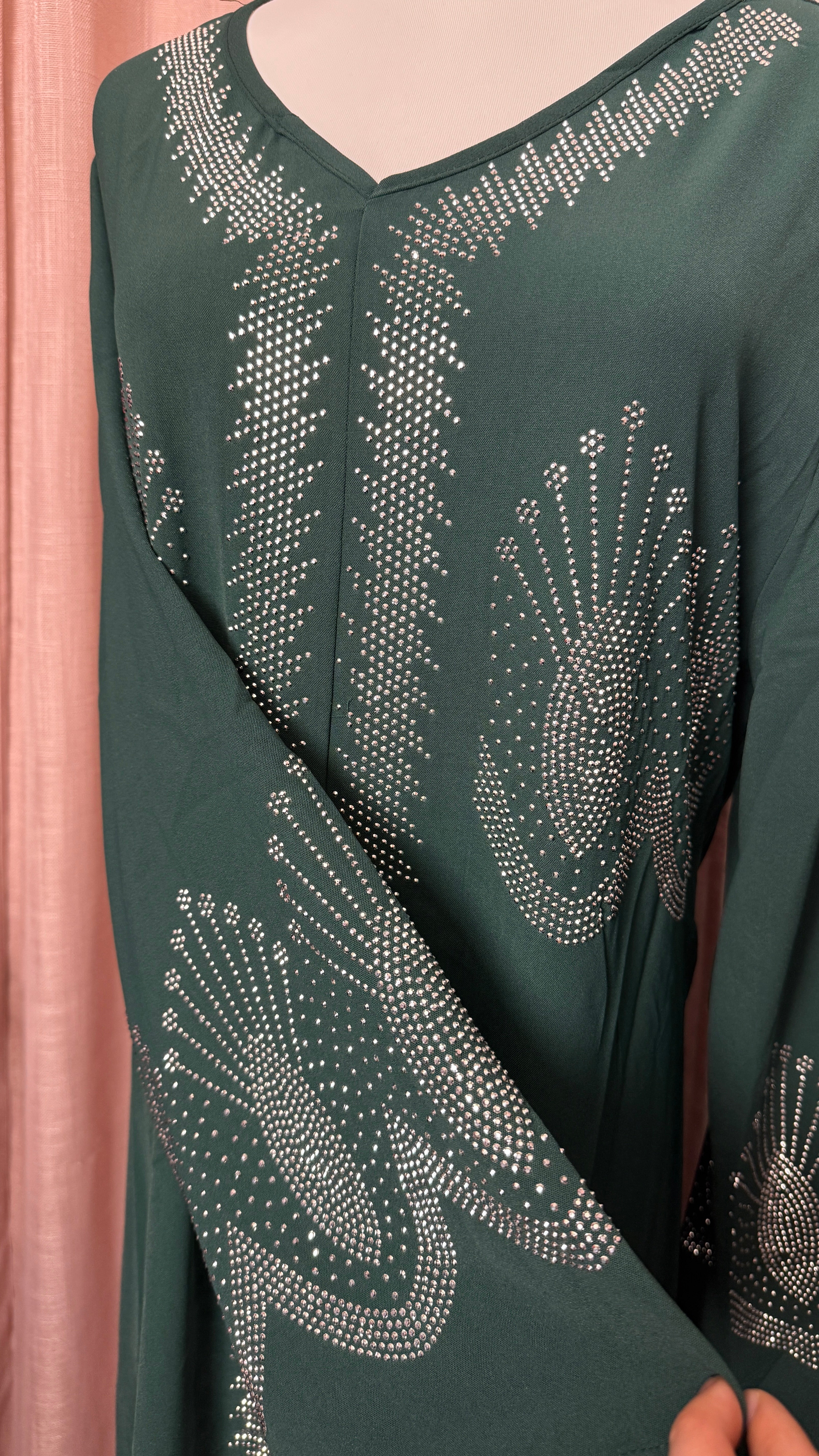 Diamond Shining Stars - Eid & Ramadan Modest Long Dress (SPK13)