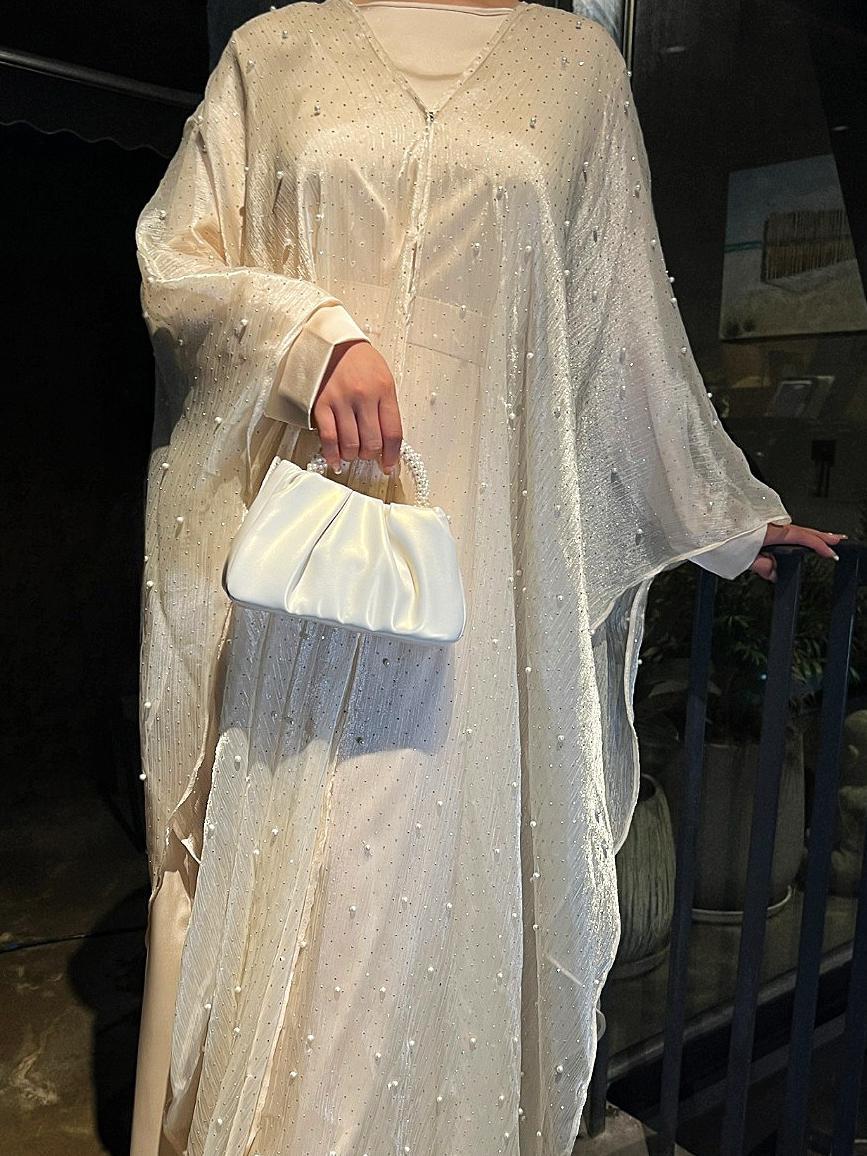 Perla Celestial Abaya – Eid & Ramadan Modest Long Dress (LX12)