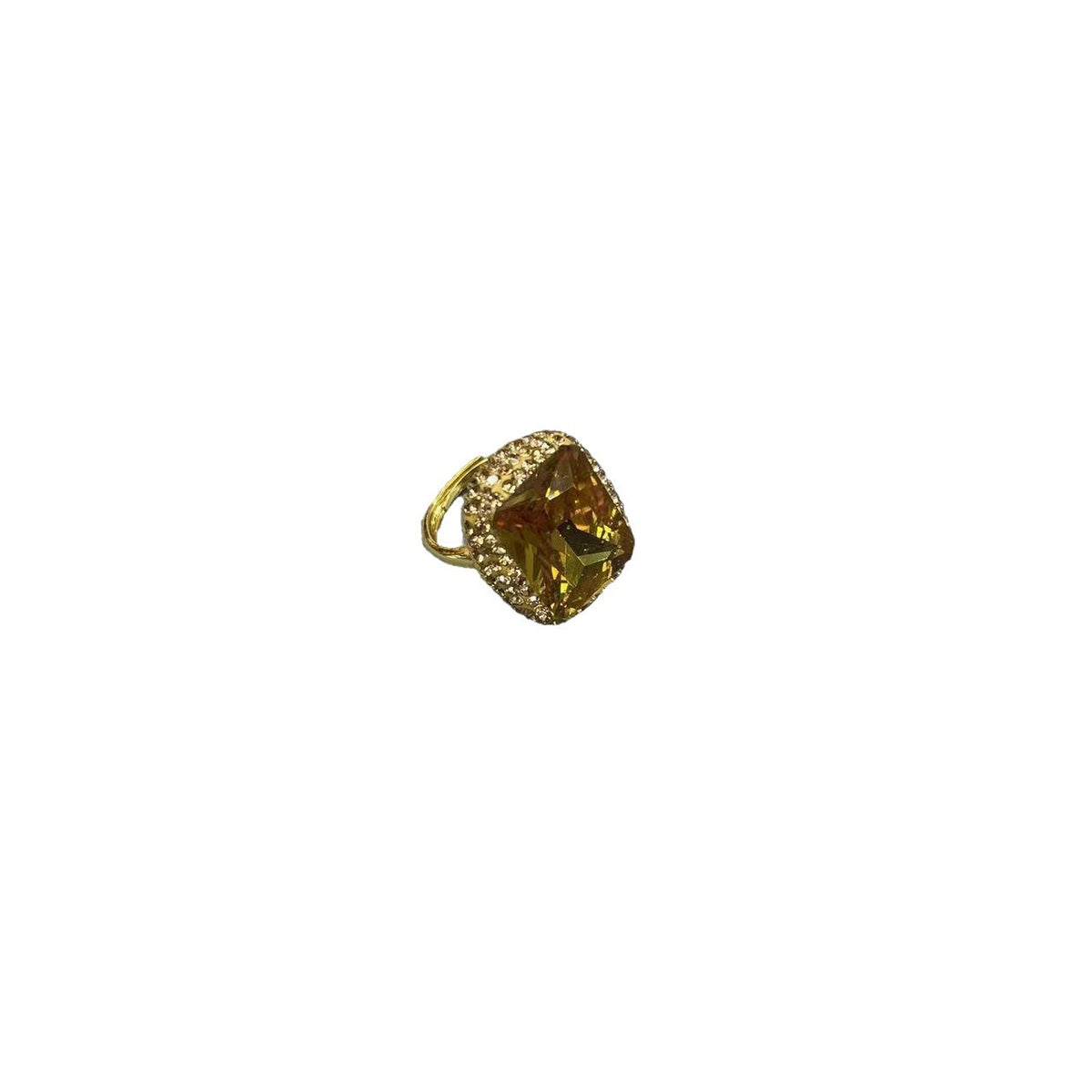 Amber stone 3-piece jewelry set