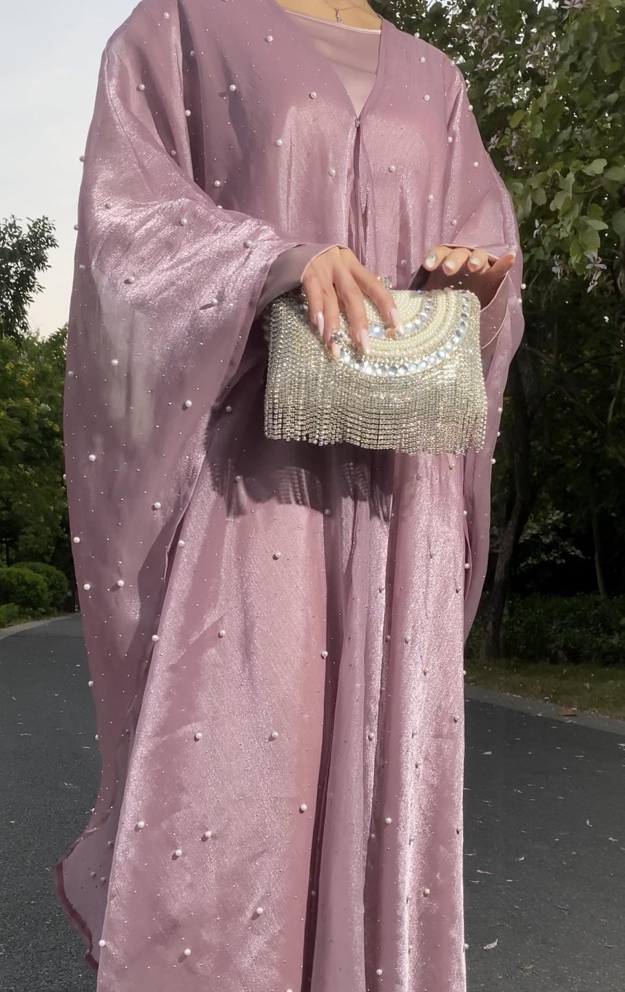 Perla Celestial Abaya – Eid & Ramadan Modest Long Dress (LX12)