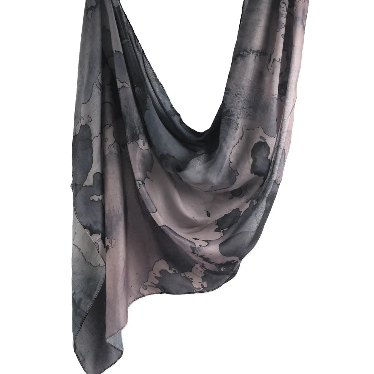 Watercolor Floral Modal Hijab/ Breathable /Soft