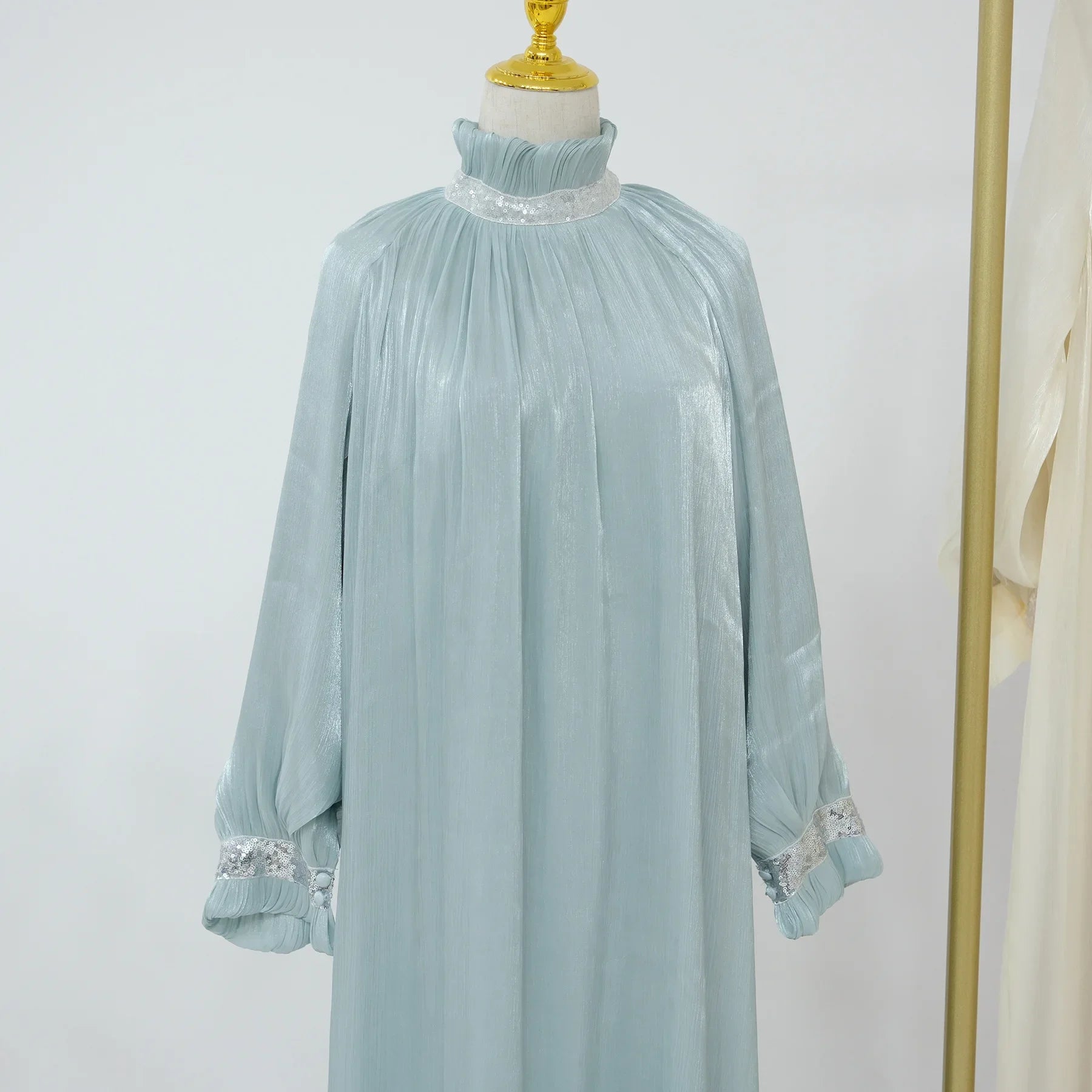 Glimmer Charm Abaya – Eid & Ramadan Modest Long Dress (LX00)