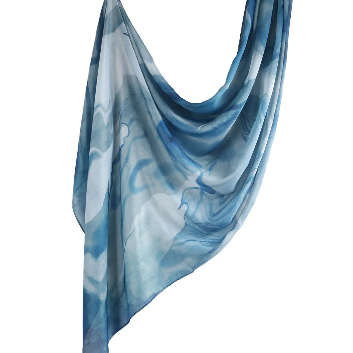 Watercolor Floral Modal Hijab/ Breathable /Soft