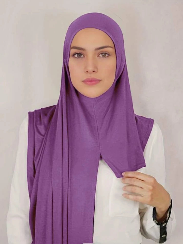 Everyday Essential Instant Hijab Jersey Hijabs/Stretchy Cotton/ Modal Hijab