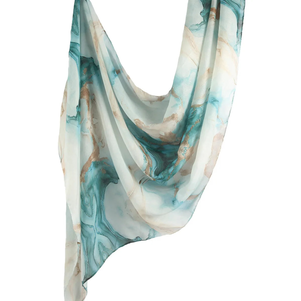 Watercolor Floral Modal Hijab/ Breathable /Soft