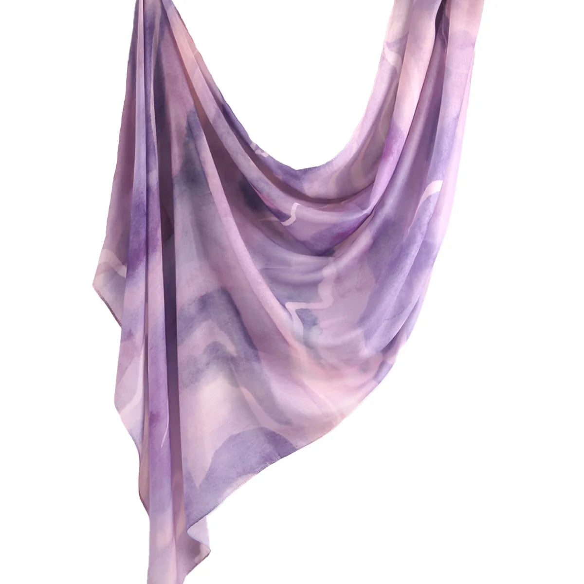 Watercolor Floral Modal Hijab/ Breathable /Soft