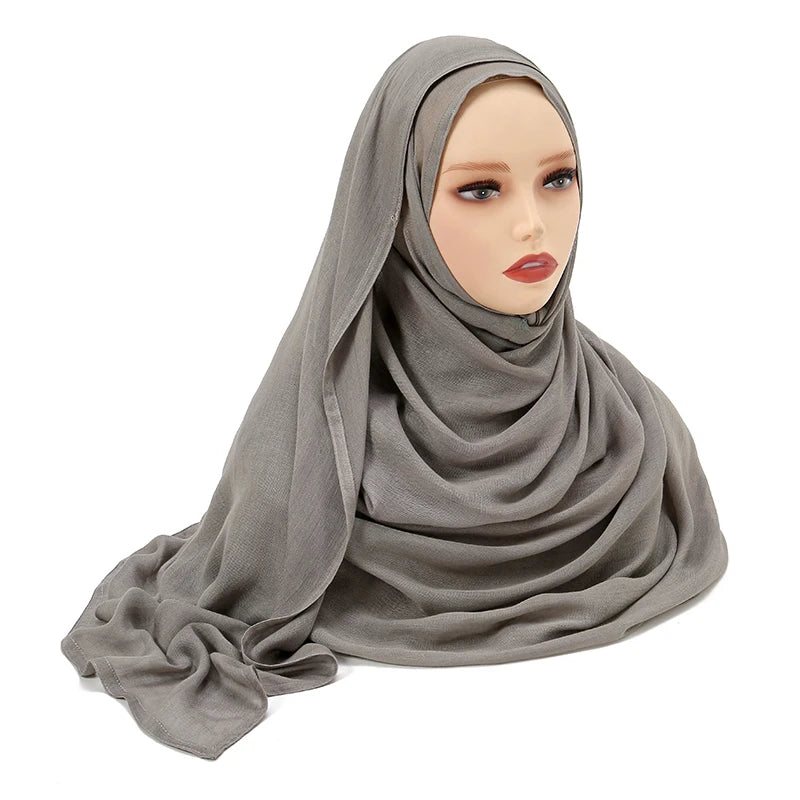 Everyday Essential – Premium Modal Hijab/ Rayon/ Cotton Shawls For Women 190*85cm