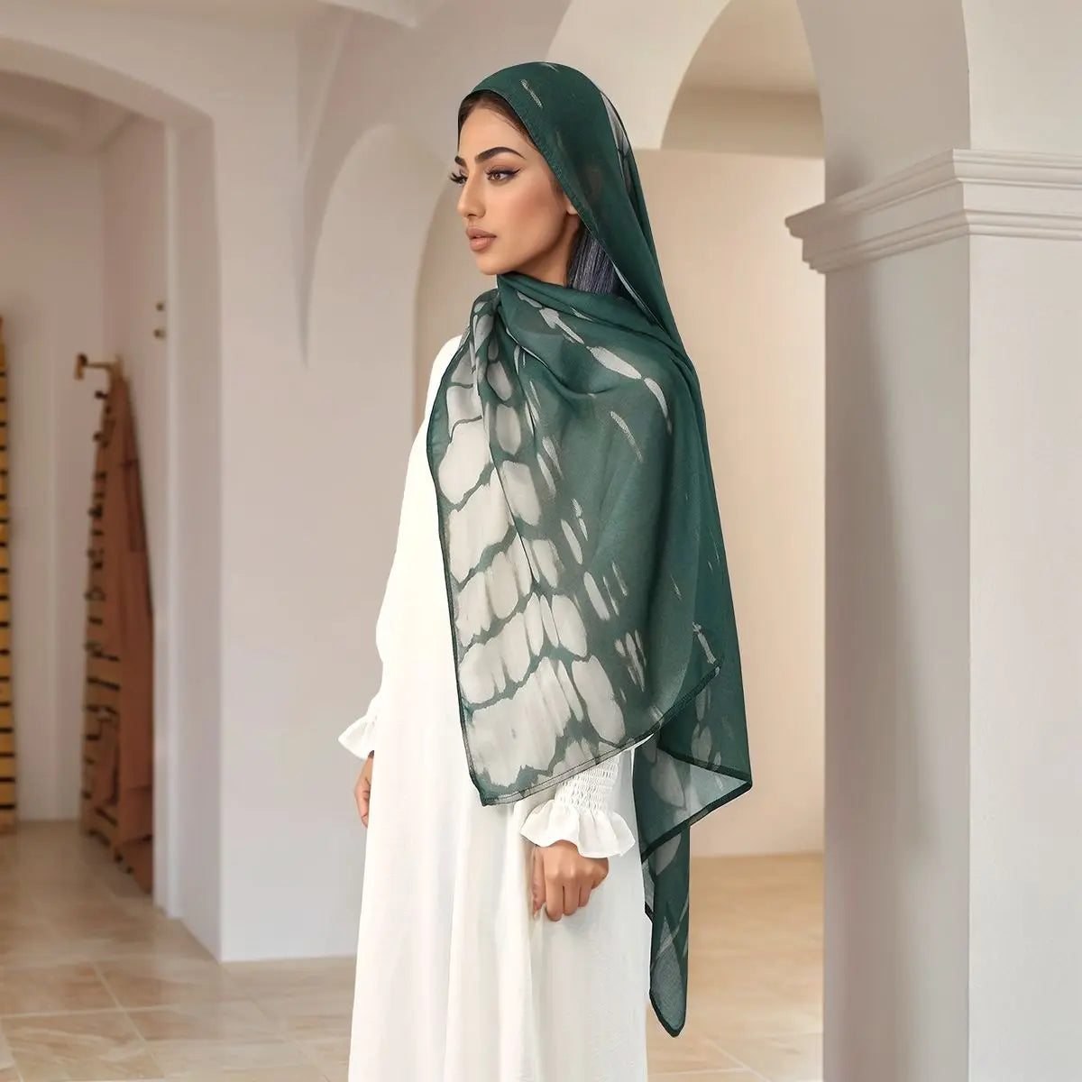 New Watercolor Modal Hijab Scarf Digital Printed