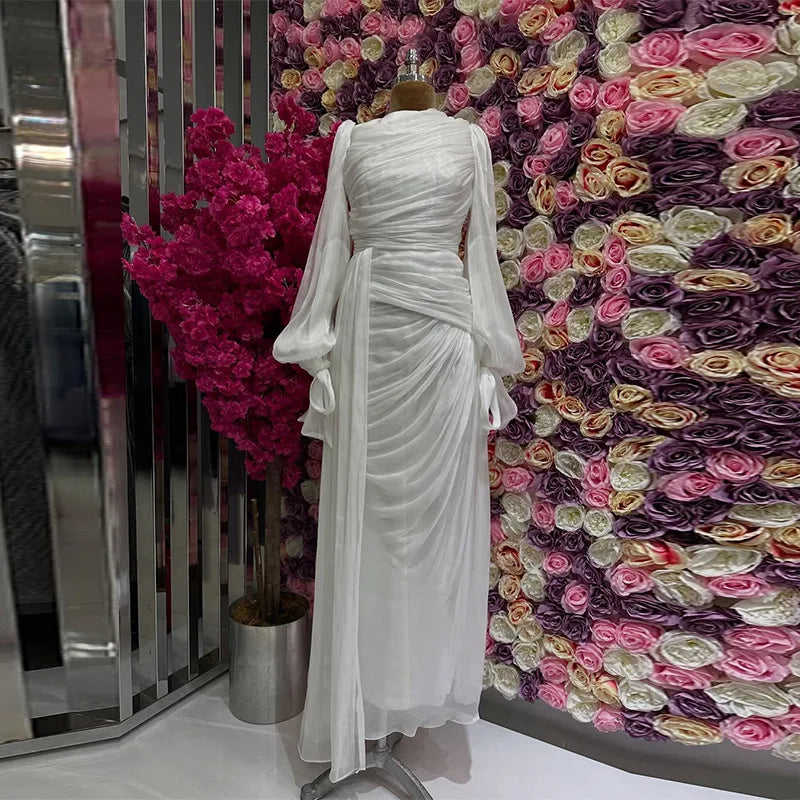 Symphony Draped Abaya Dress – Eid & Ramadan Modest Long Dress (LX08)