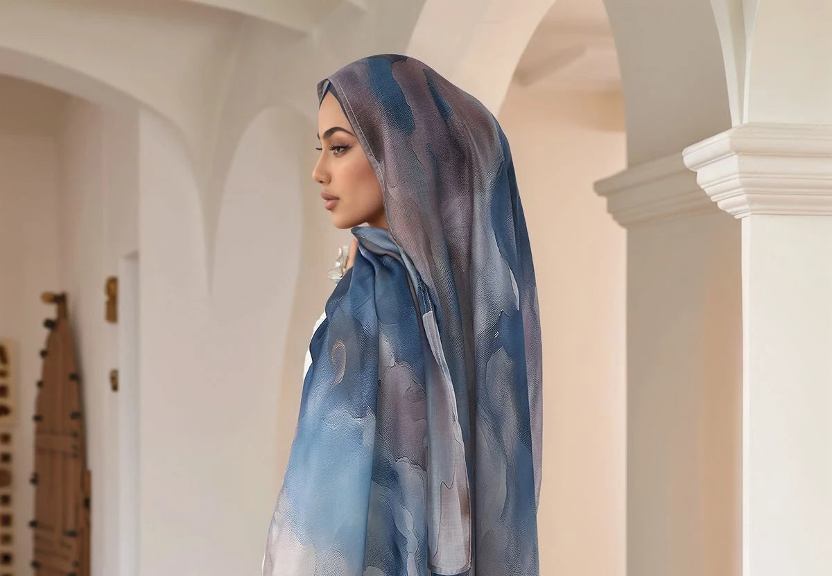 Watercolor Viscose Hijab Shawl | 20 Prints