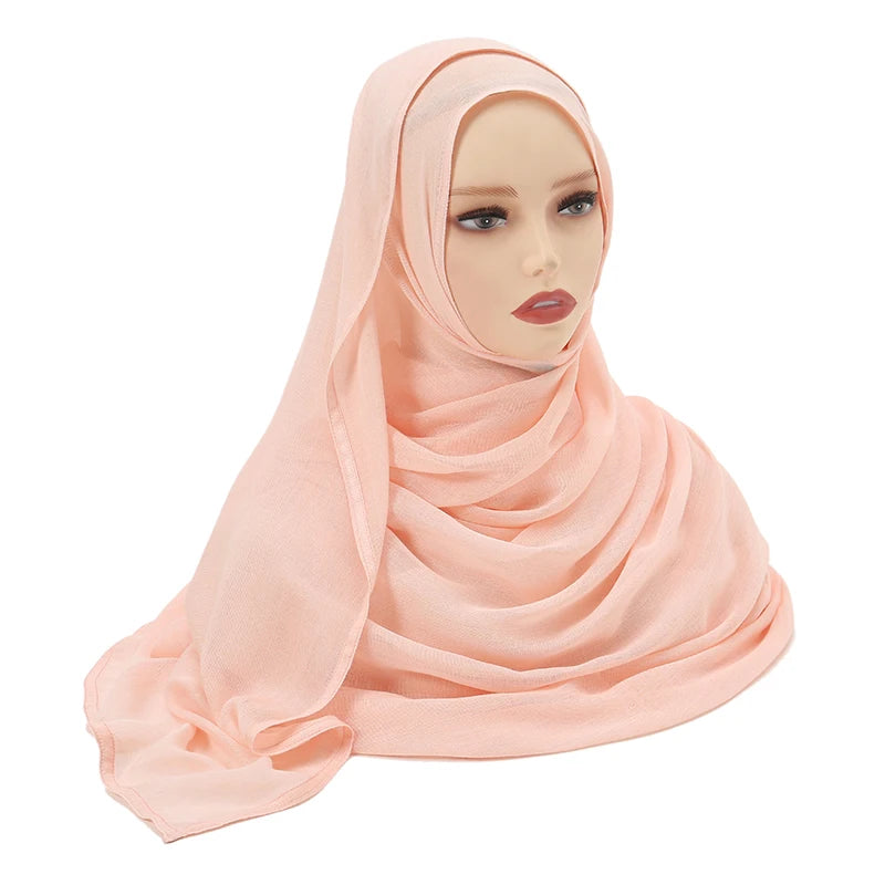 Everyday Essential – Premium Modal Hijab/ Rayon/ Cotton Shawls For Women 190*85cm