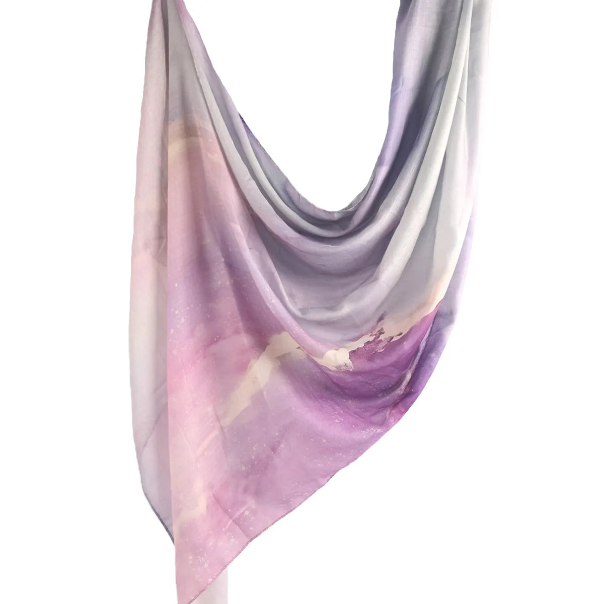 Watercolor Floral Modal Hijab/ Breathable /Soft