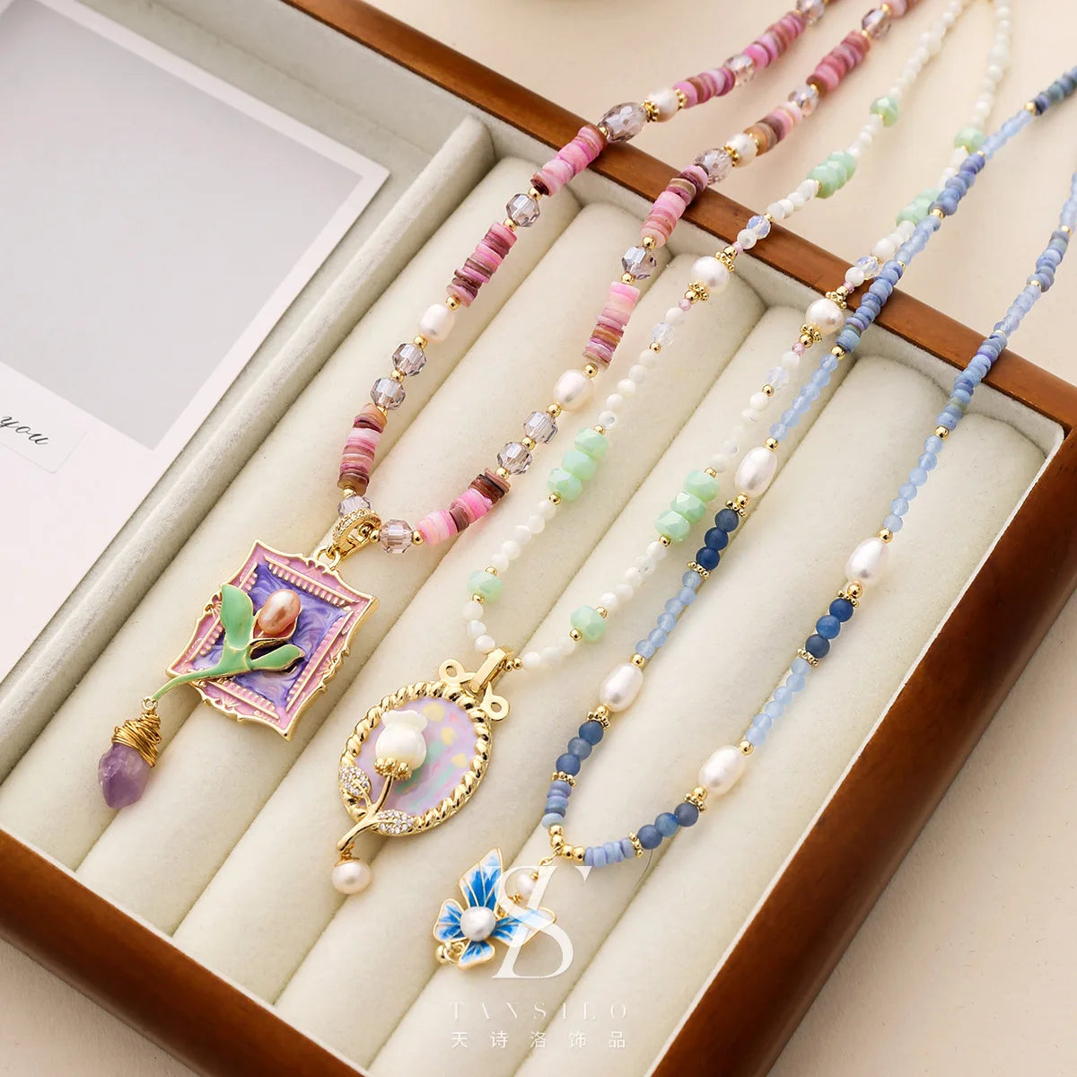 Handmade Vintage-Inspired Beaded Necklaces