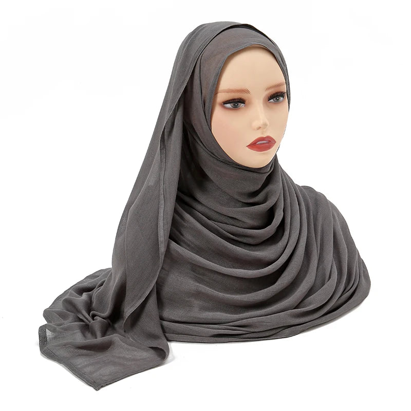 Everyday Essential – Premium Modal Hijab/ Rayon/ Cotton Shawls For Women 190*85cm