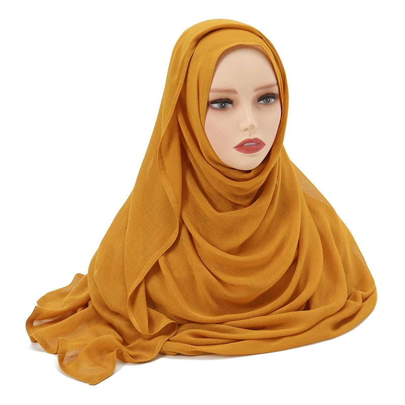 Everyday Essential – Premium Modal Hijab/ Rayon/ Cotton Shawls For Women 190*85cm