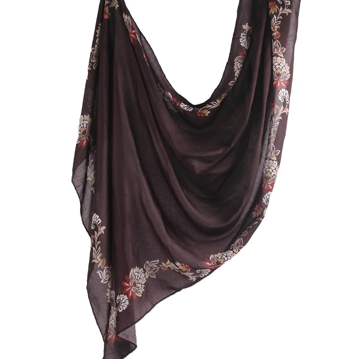 Watercolor Floral Modal Hijab/ Breathable /Soft