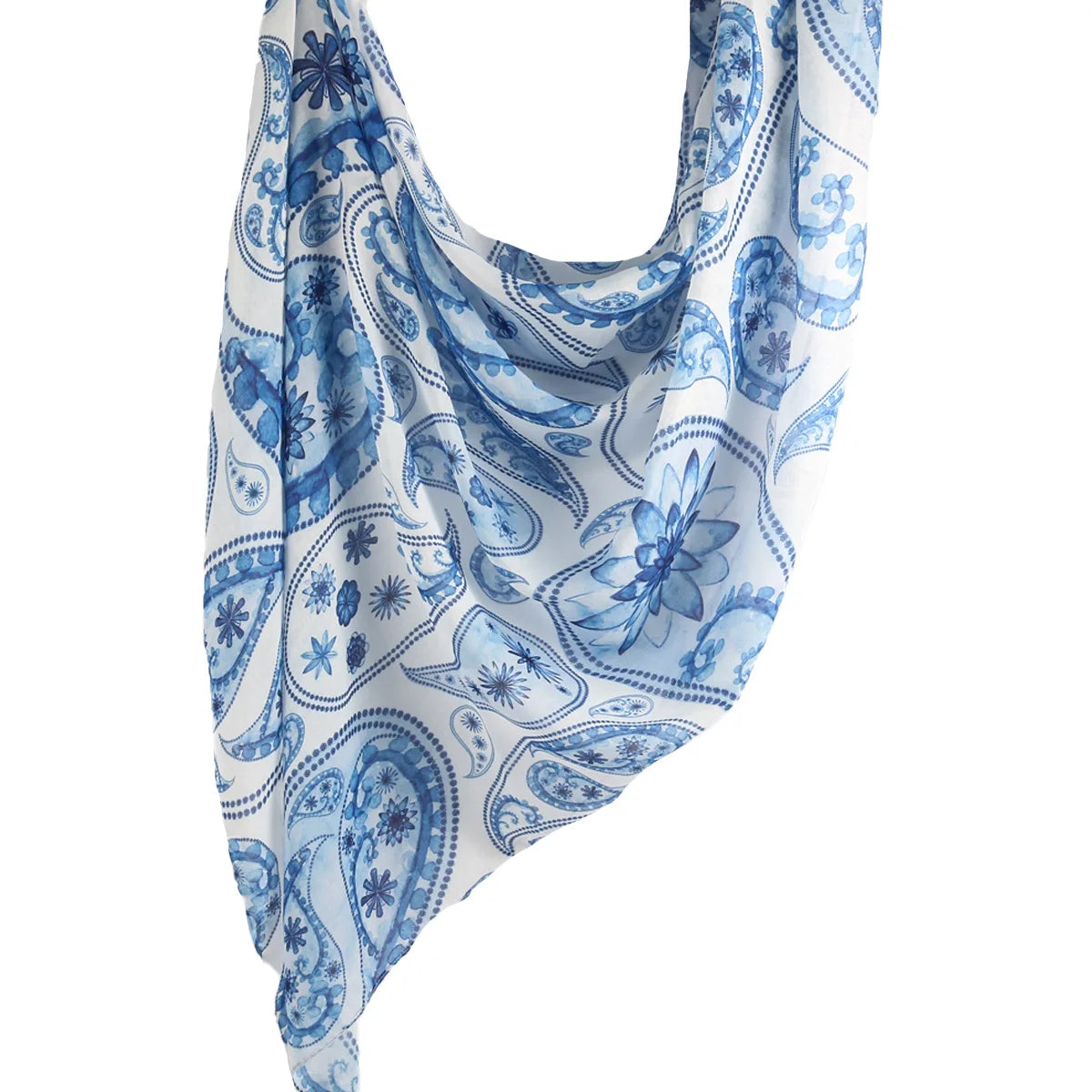 Watercolor Floral Modal Hijab/ Breathable /Soft