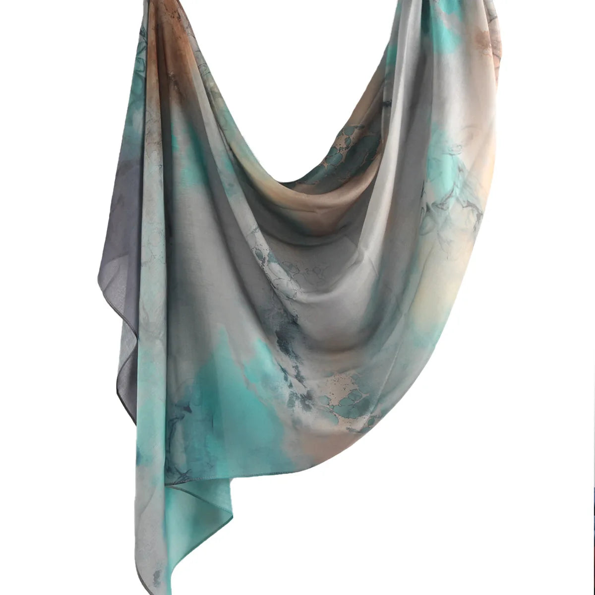 Watercolor Floral Modal Hijab/ Breathable /Soft