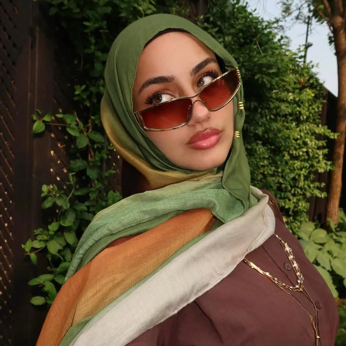 New Watercolor Modal Hijab Scarf Digital Printed