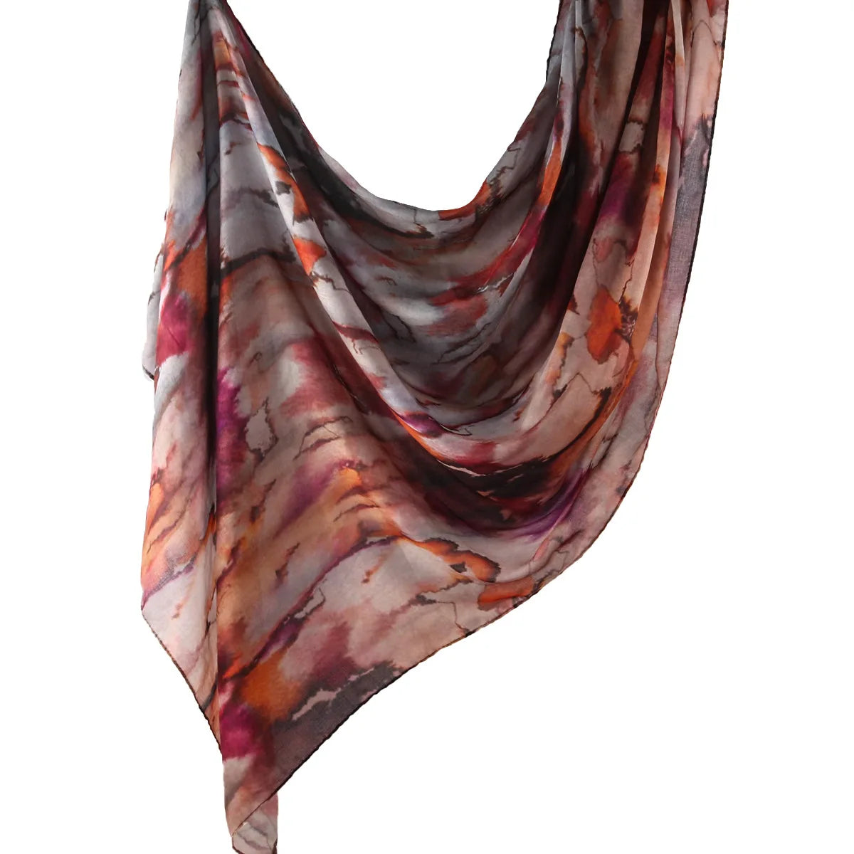 Watercolor Floral Modal Hijab/ Breathable /Soft
