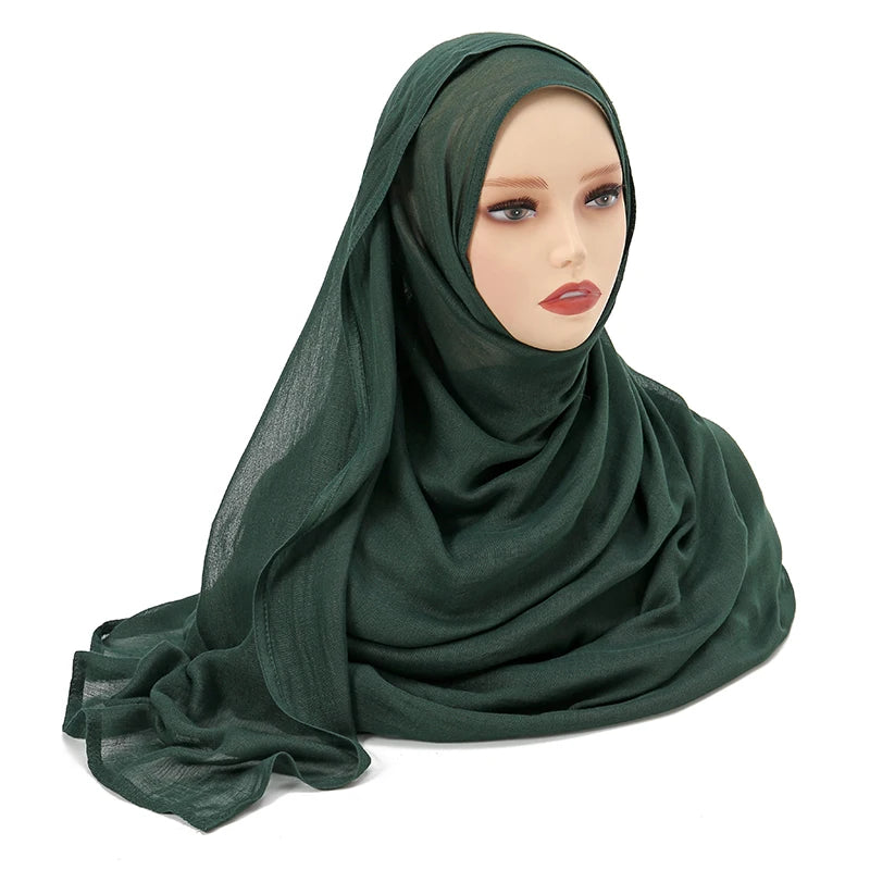 Everyday Essential – Premium Modal Hijab/ Rayon/ Cotton Shawls For Women 190*85cm