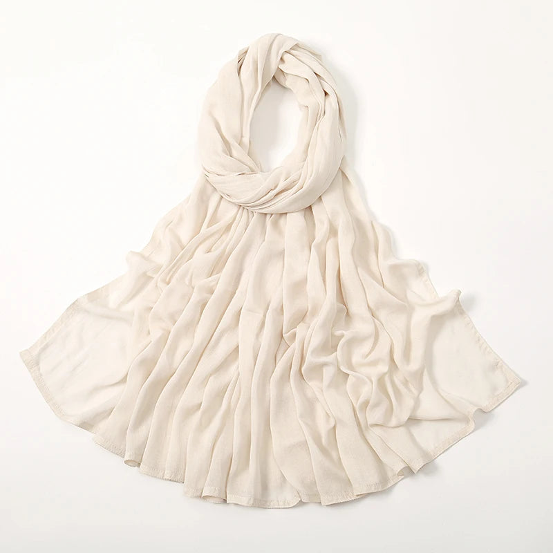 Everyday Essential – Premium Modal Hijab/ Rayon/ Cotton Shawls For Women 190*85cm