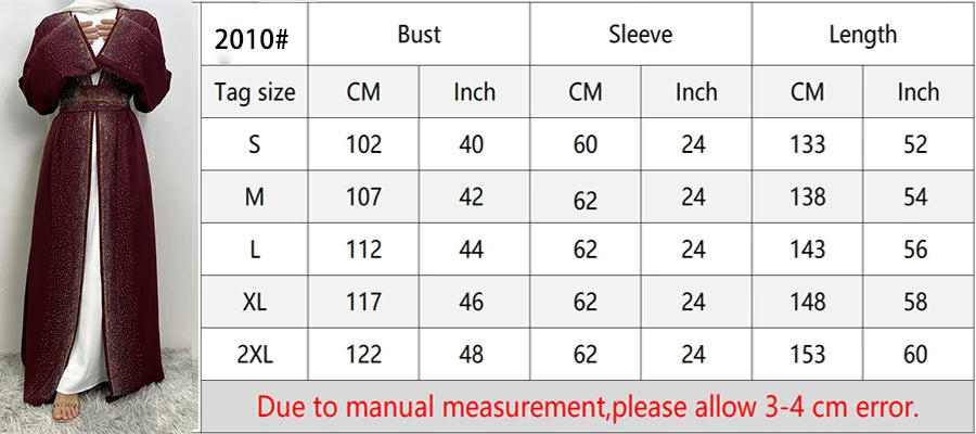 EG23 Eid abaya/ramadan abaya/ Eid dresses Stardust Elegance 3-Piece Abaya Set with Diamond Fade Sleeves