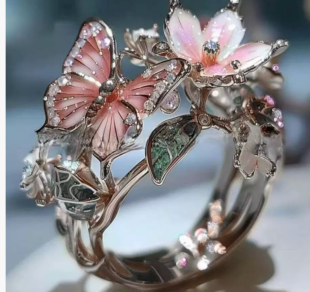 Flutterbloom Enchanted Ring