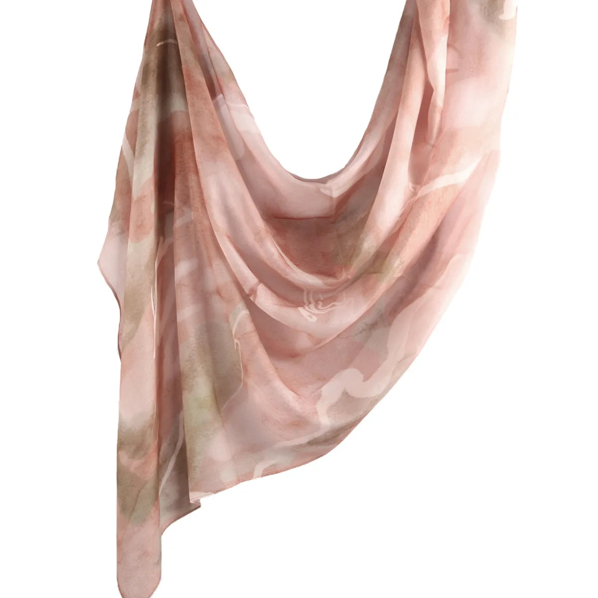 Watercolor Floral Modal Hijab/ Breathable /Soft