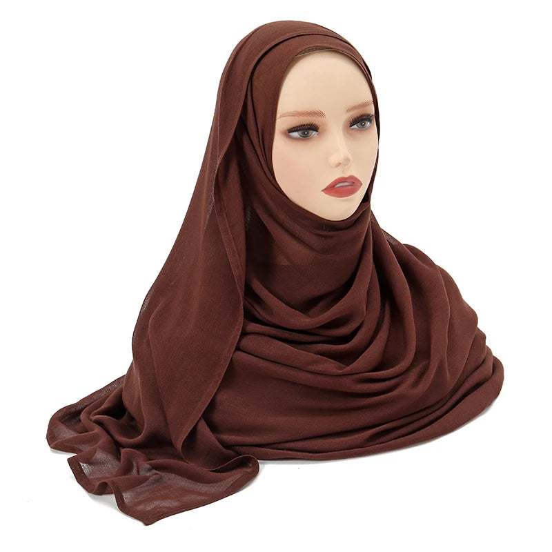 Everyday Essential – Premium Modal Hijab/ Rayon/ Cotton Shawls For Women 190*85cm