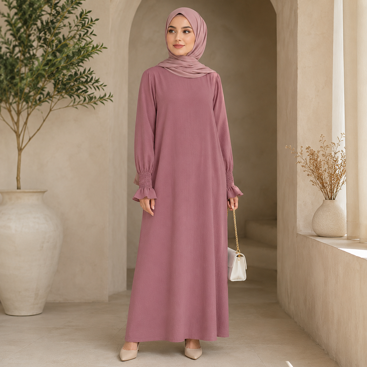 Sorella Flow Abaya - Daily and Ramadan Modest Long Dress