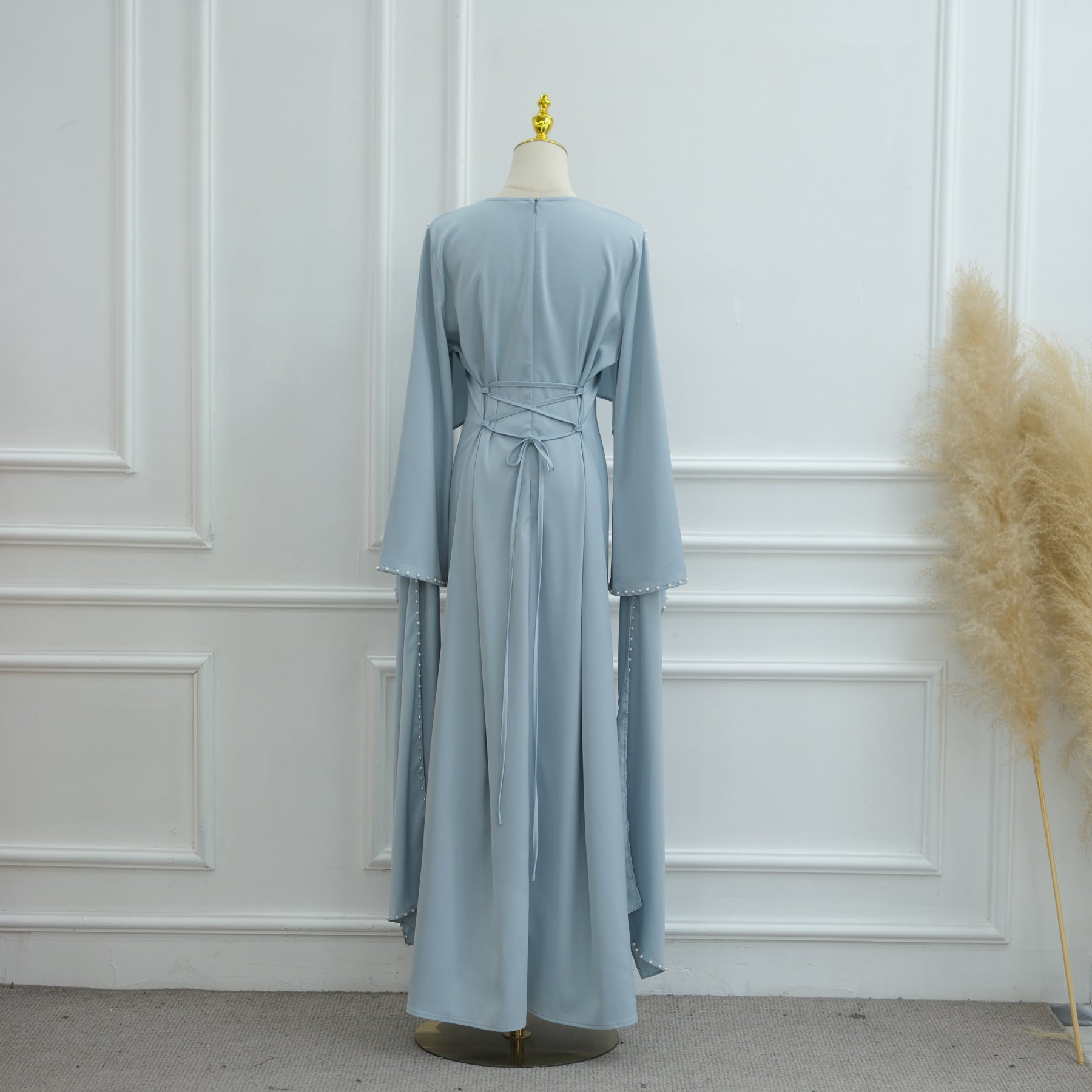 Mira Pearl Cape Abaya Set -Eid & Ramadan Modest Long Dress