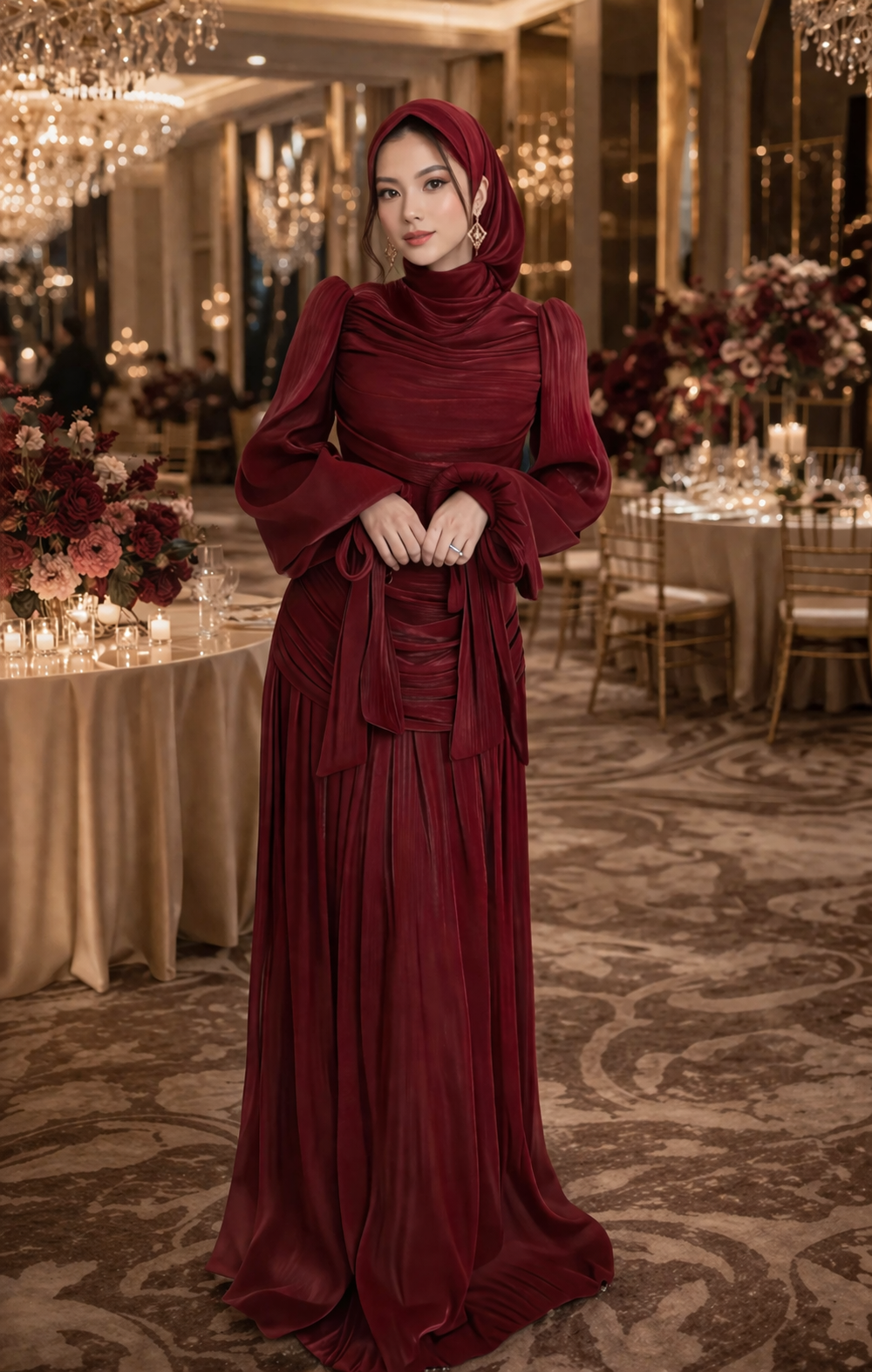 Symphony Draped Abaya